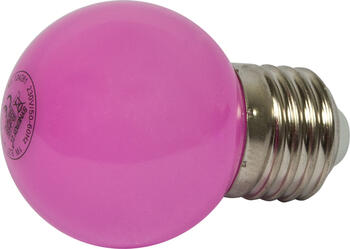 Synergy 21 LED Retrofit E27/ G45 Tropfenlampe pink 1 Watt für Lichterkette