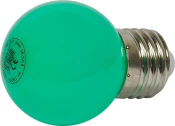 Synergy 21 LED Retrofit E27/ G45 Tropfenlampe grün 1 Watt für Lichterkette