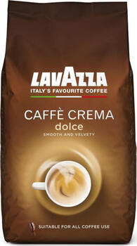 Lavazza Caffe Crema Dolce 1000g Kaffeebohnen 