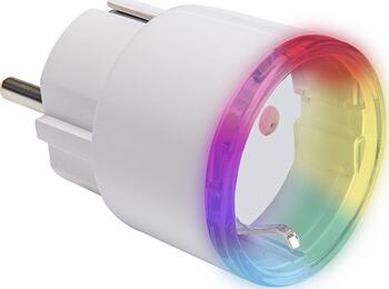 Shelly Plus Plug S Steckdose, Bluetooth 4.2, MQTT, weiss, Nächste Generation mit mehrfarbiger LED-Anzeige