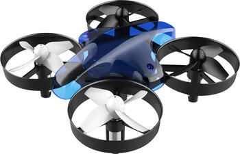 ALLNET Mini Drohne mit Fernbedienung ohne Kamera, blau 