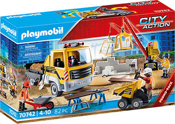 playmobil City Action - Baustelle mit Kipplaster (70742)