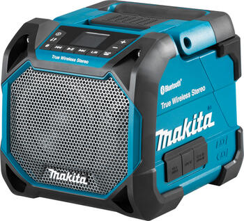 Makita DMR203 Baustellenlautsprecher solo Akku/ Netzbetrieb ohne Radio, 1x Klinke (3.5mm), USB, Bluetooth