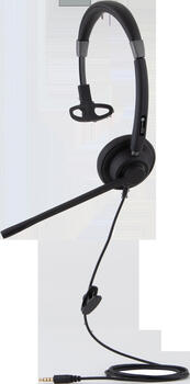 ALCATEL-LUCENT ENTERPRISE AH 21 J II Corded Monaural Premium Headset. For PC or DeskPhone with 3.5mm jack