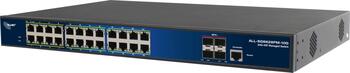 Allnet SG86 Rackmount Gigabit Managed Switch, 24x RJ-45, 4x SFP+, 370W PoE+, Backplane: 128Gb/s, Metallgehäuse
