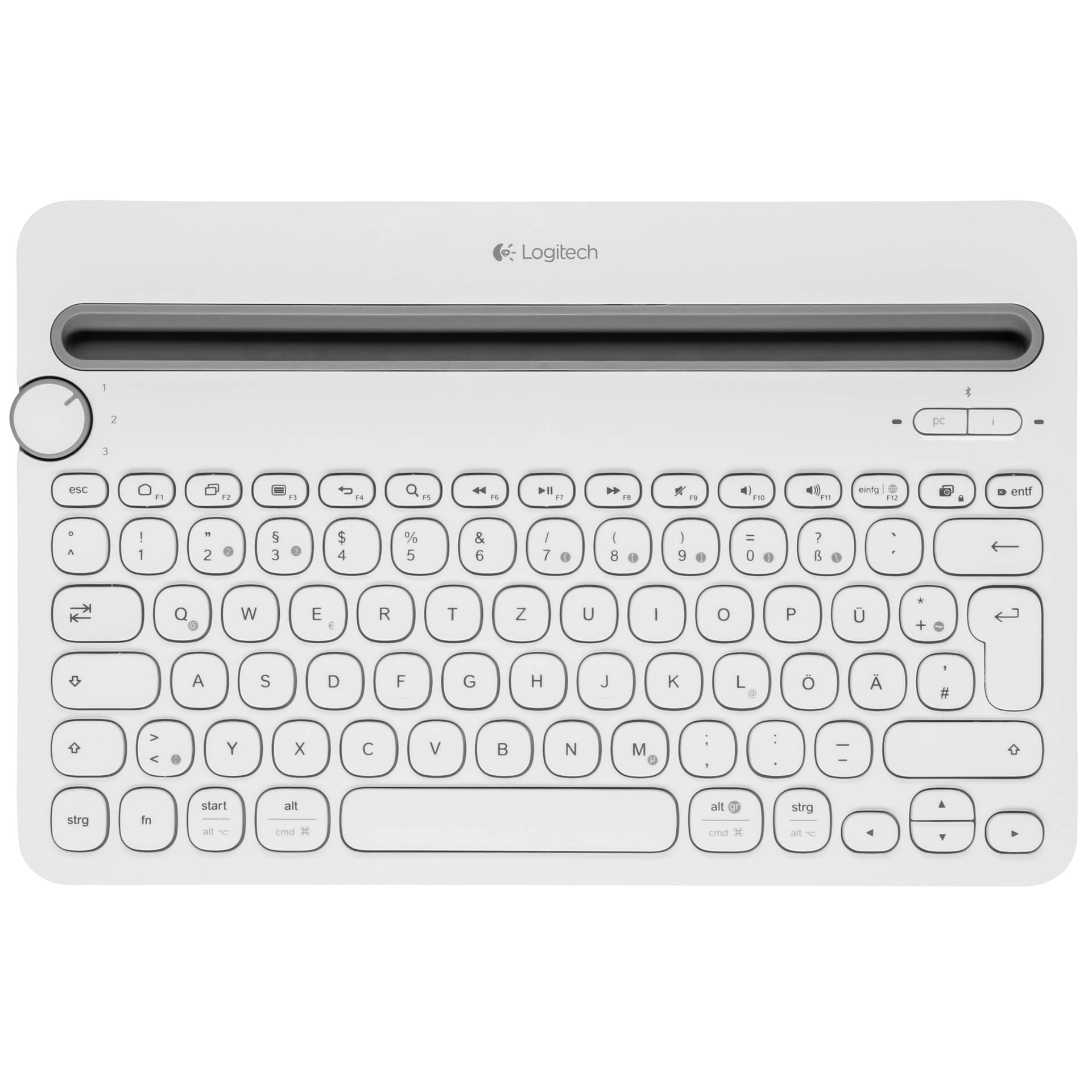 Logitech K480 Bluetooth Keyboard, weiß Tastatur 