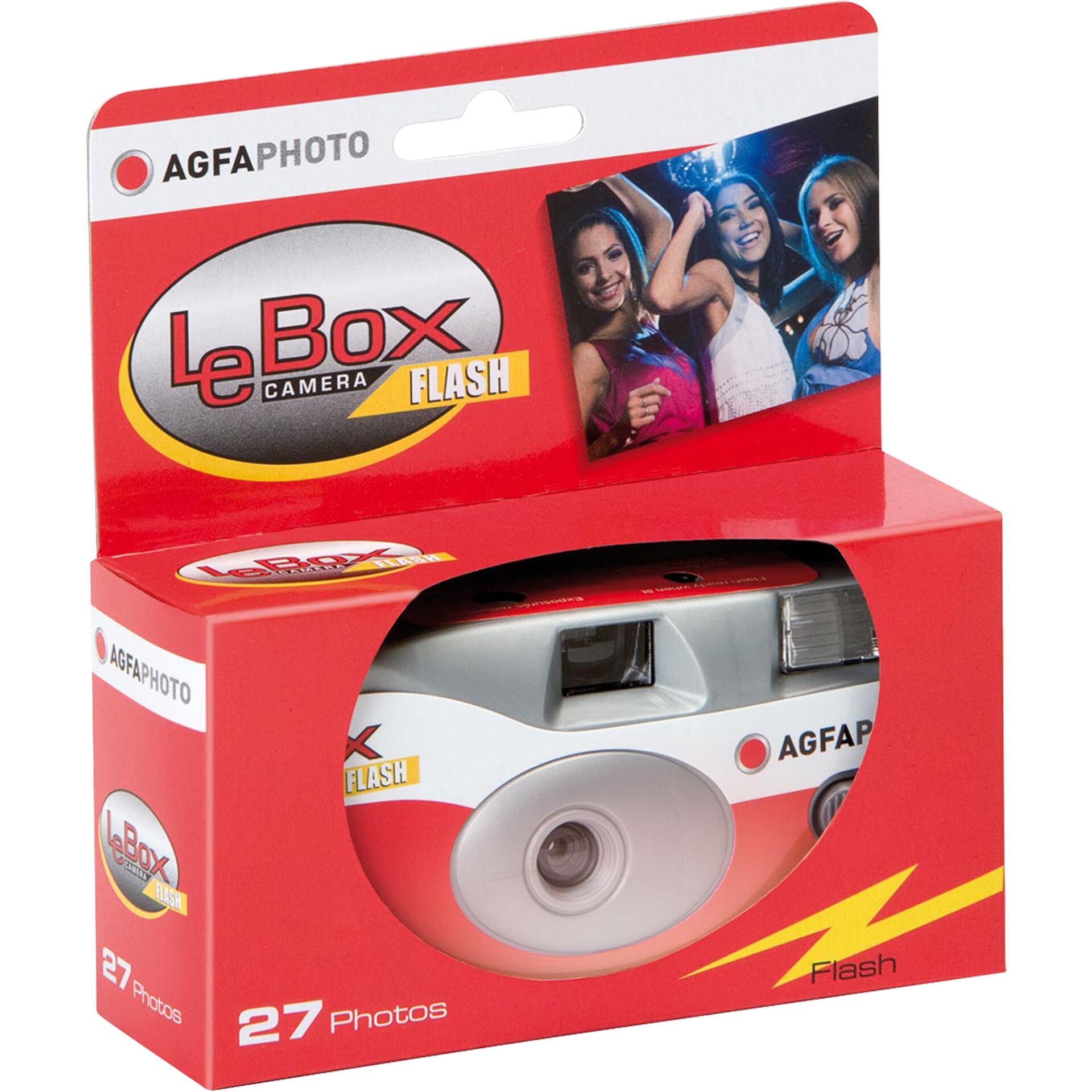 AgfaPhoto Lebox Camera Flash Einwegkamera 