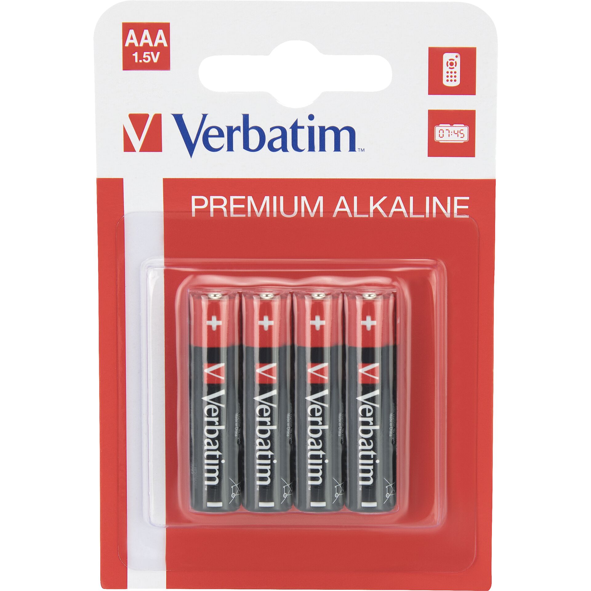 Verbatim Alkaline Micro AAA 4x Stück  Batterie 