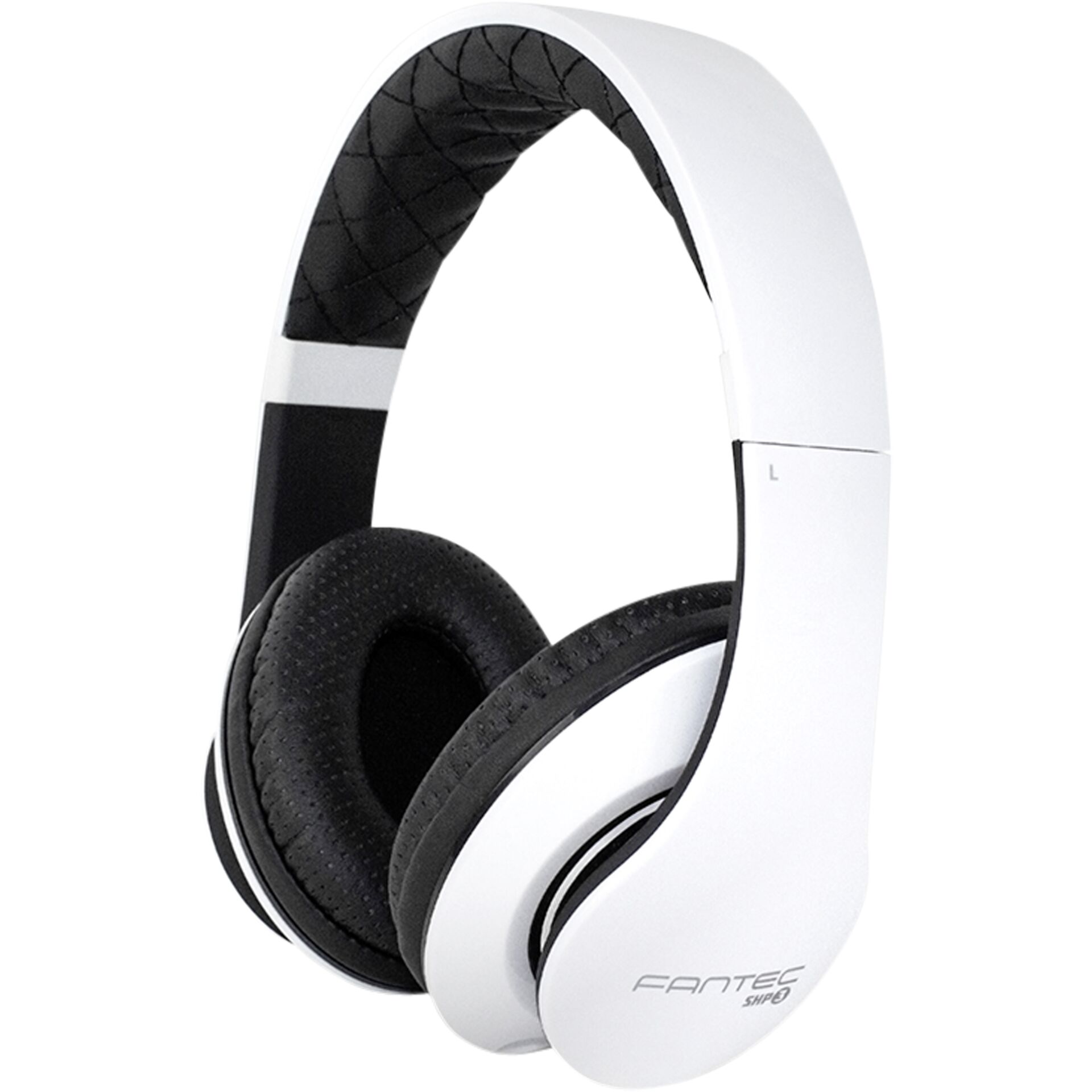 Fantec SHP-3 weiß/schwarz, Kopfhörer Over-Ear, Klinke 