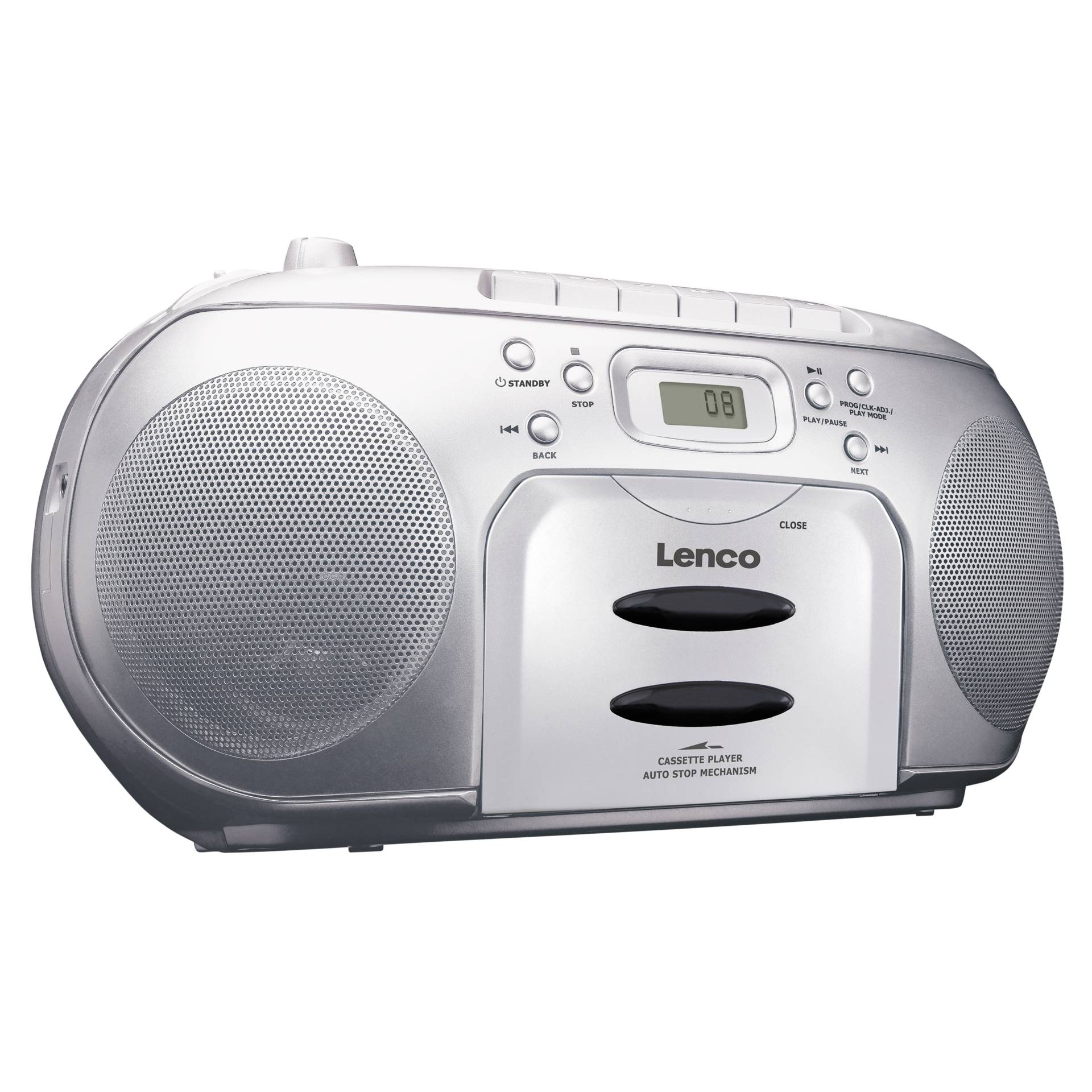 Lenco SCD-420 Digital 13 W FM Silber