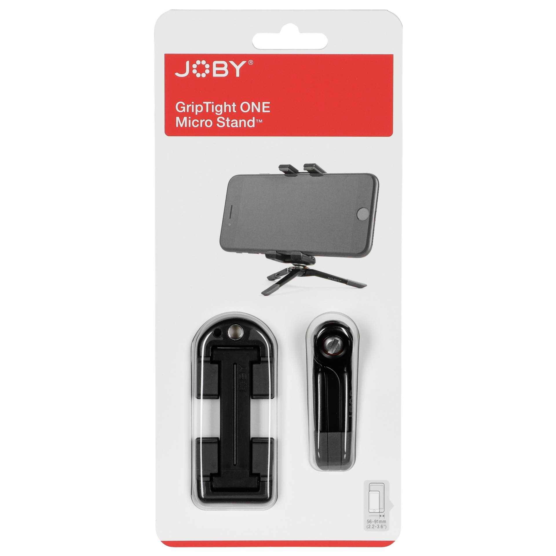 Joby GripTight ONE Micro Stand Stativ Smartphone/Tablet Schwarz