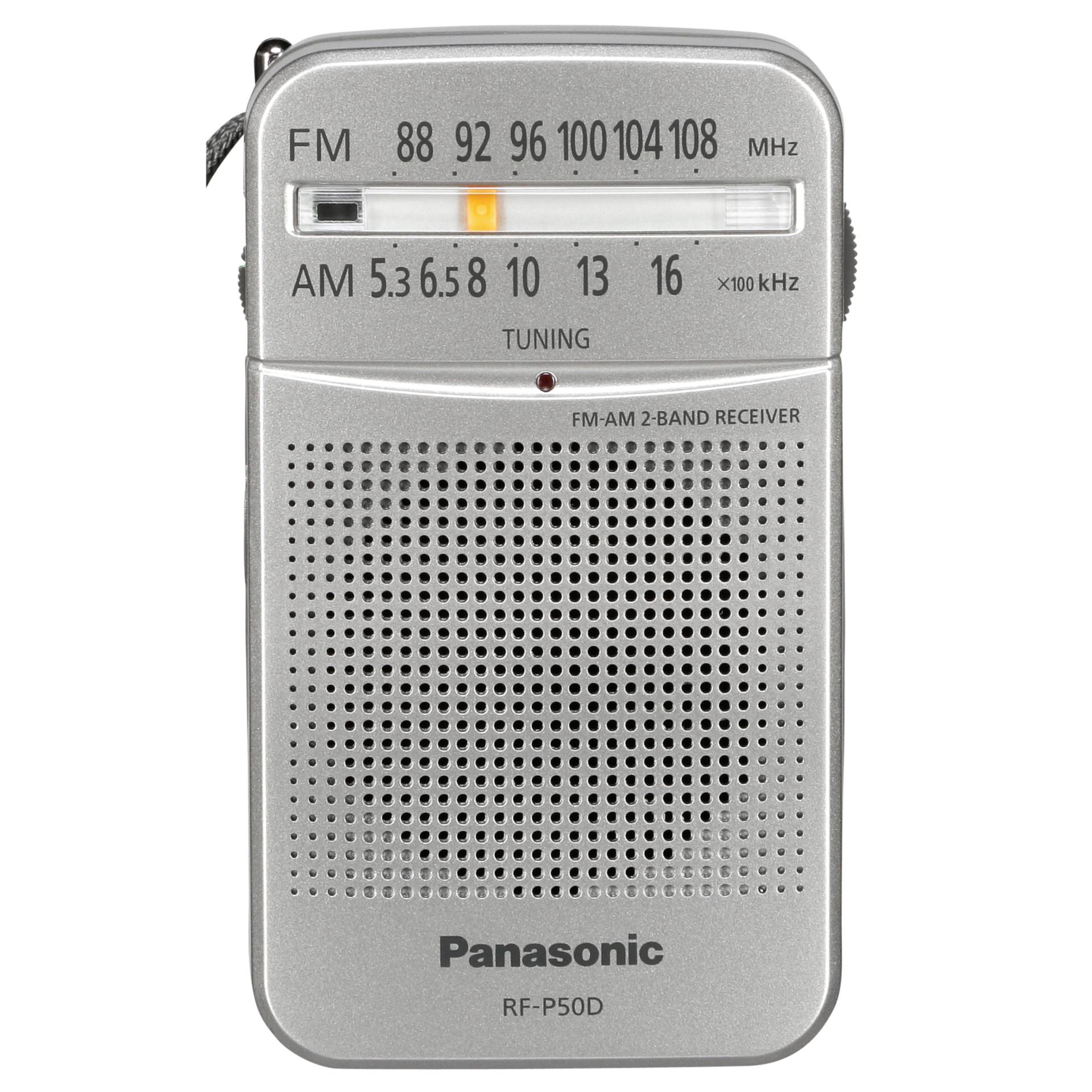 Panasonic RF-P50D Tragbar Digital Silber