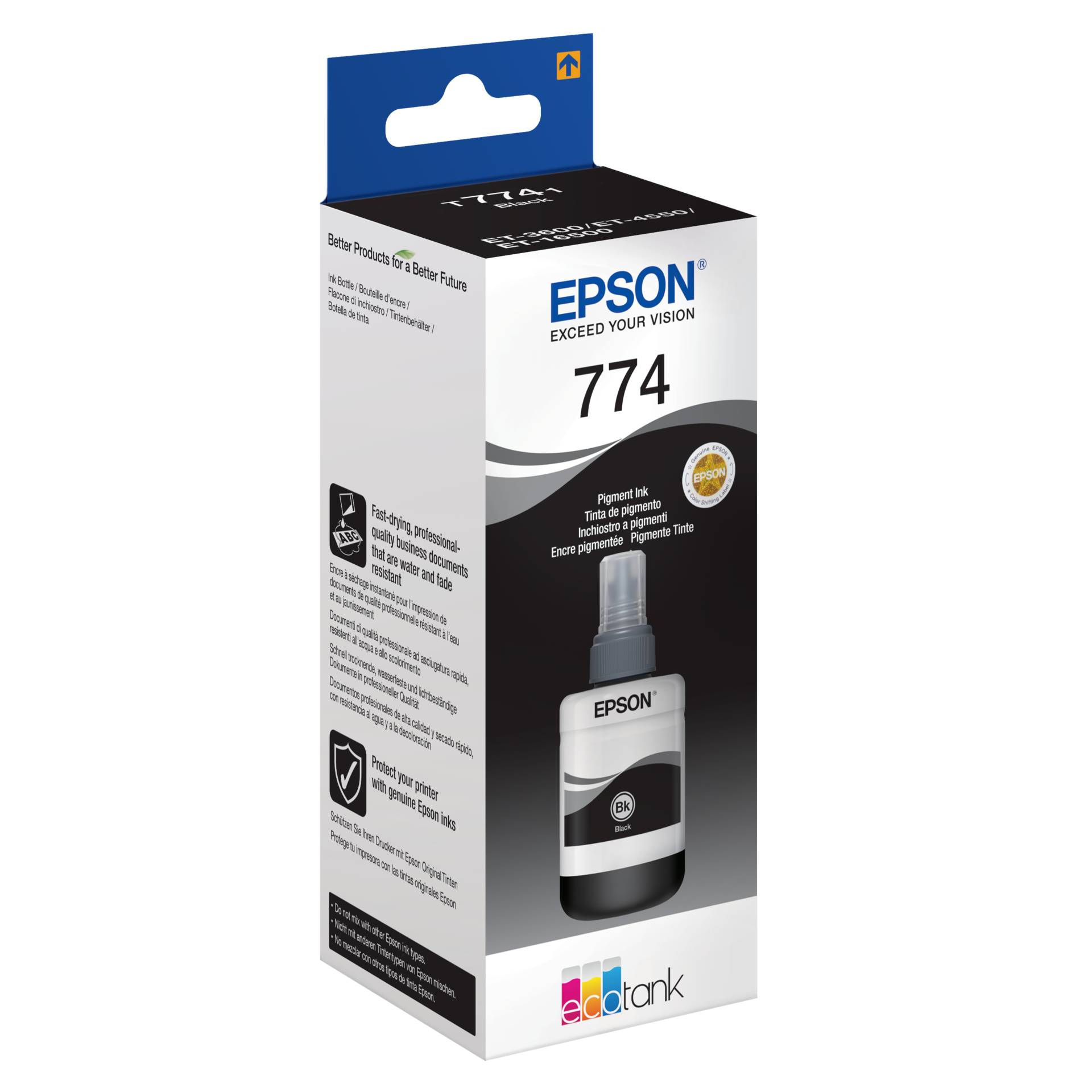 Epson T7741 Pigment Black ink bottle 1x 140ml
