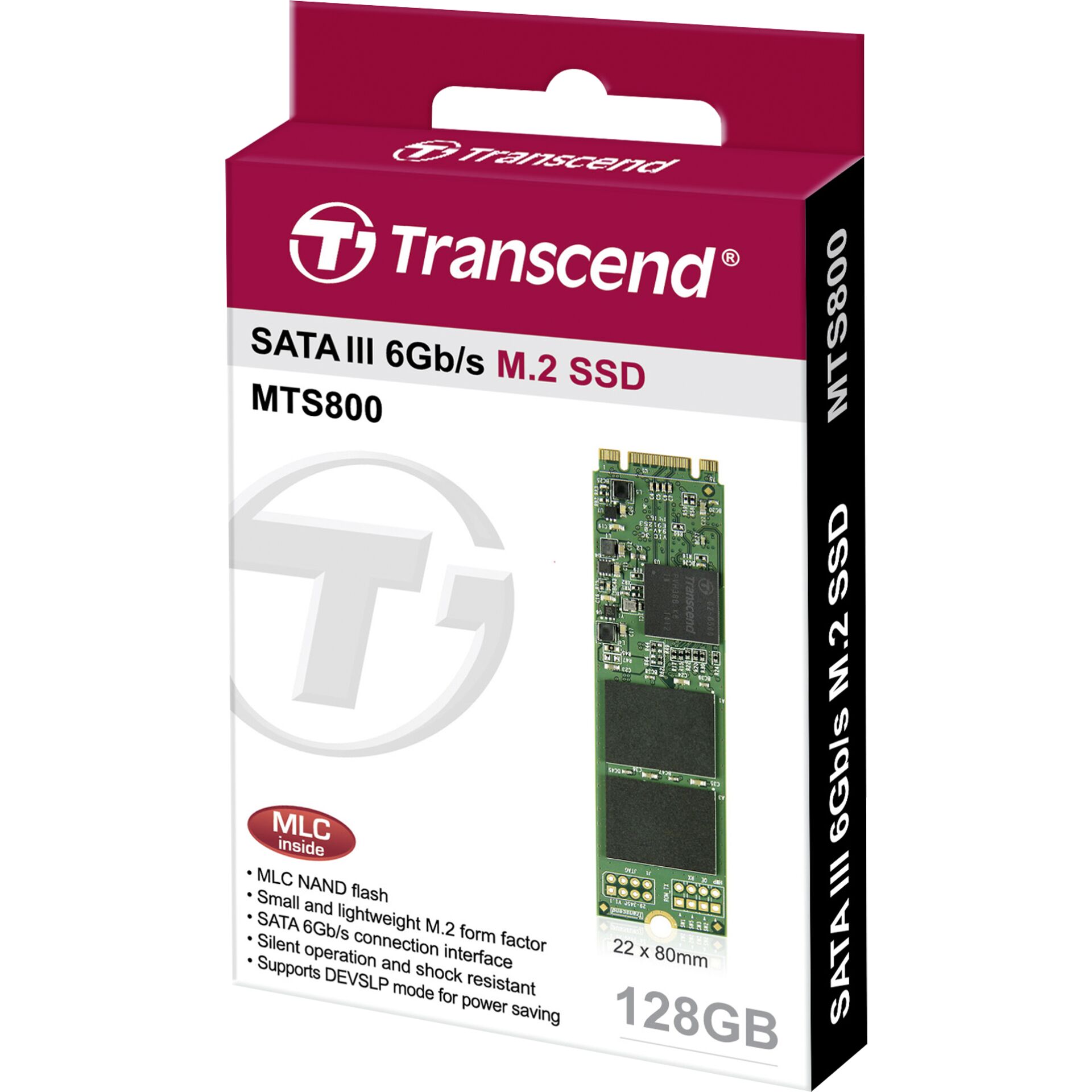 Transcend SSD MTS800S      128GB M.2 SATA III