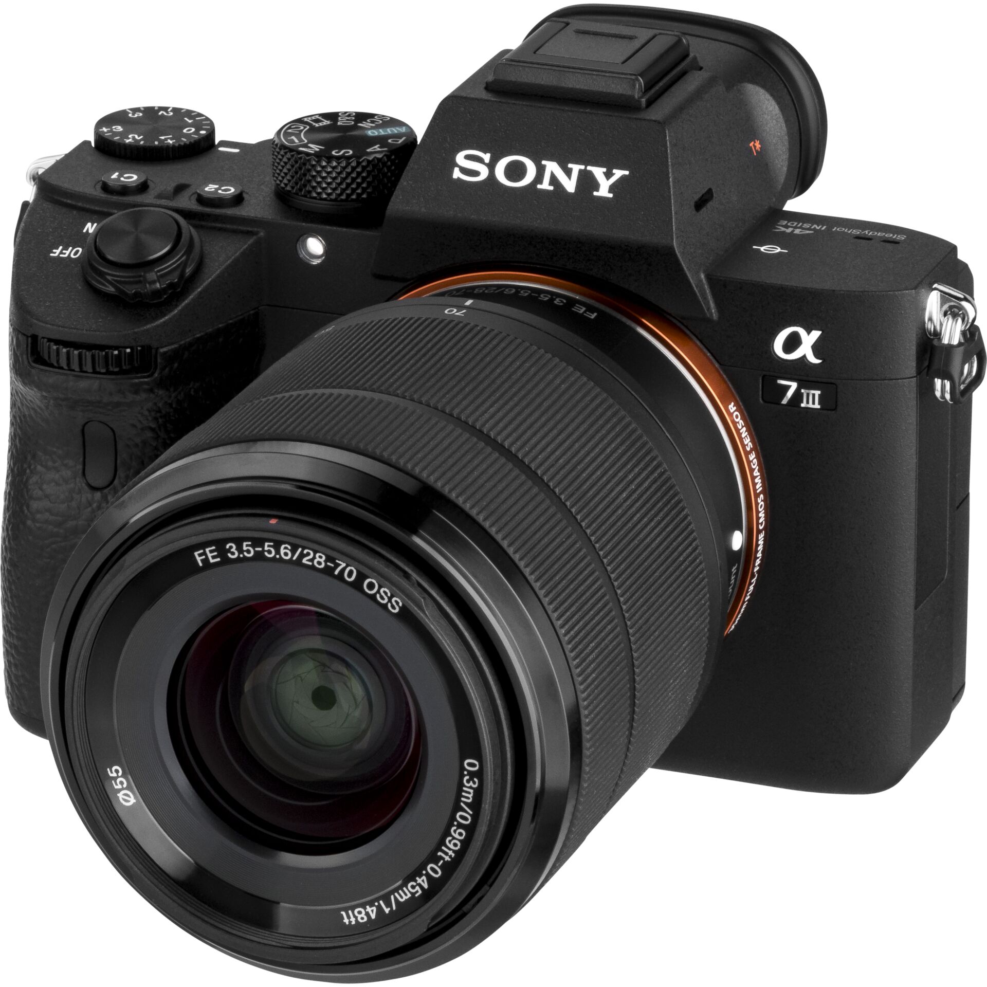 Sony Alpha 7 III schwarz Body, Spiegellose Vollformat-Kamera 