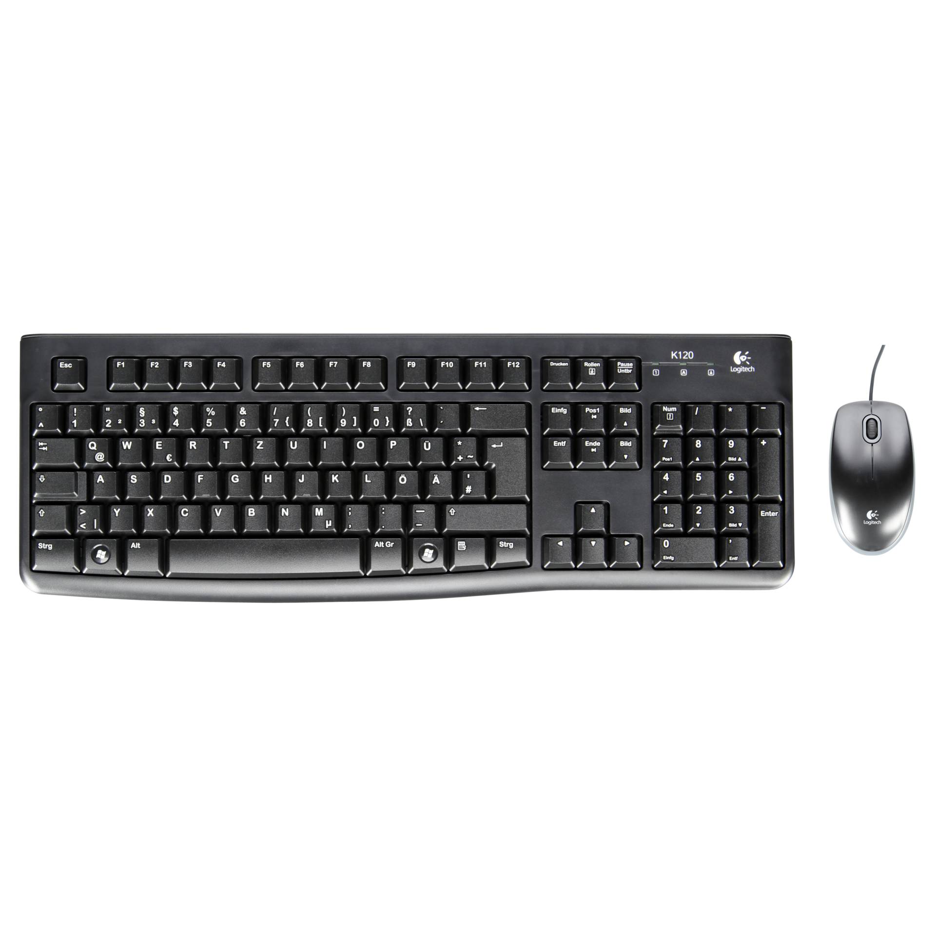 Logitech Desktop MK120 USB Tastatur-Maus-Kombination 