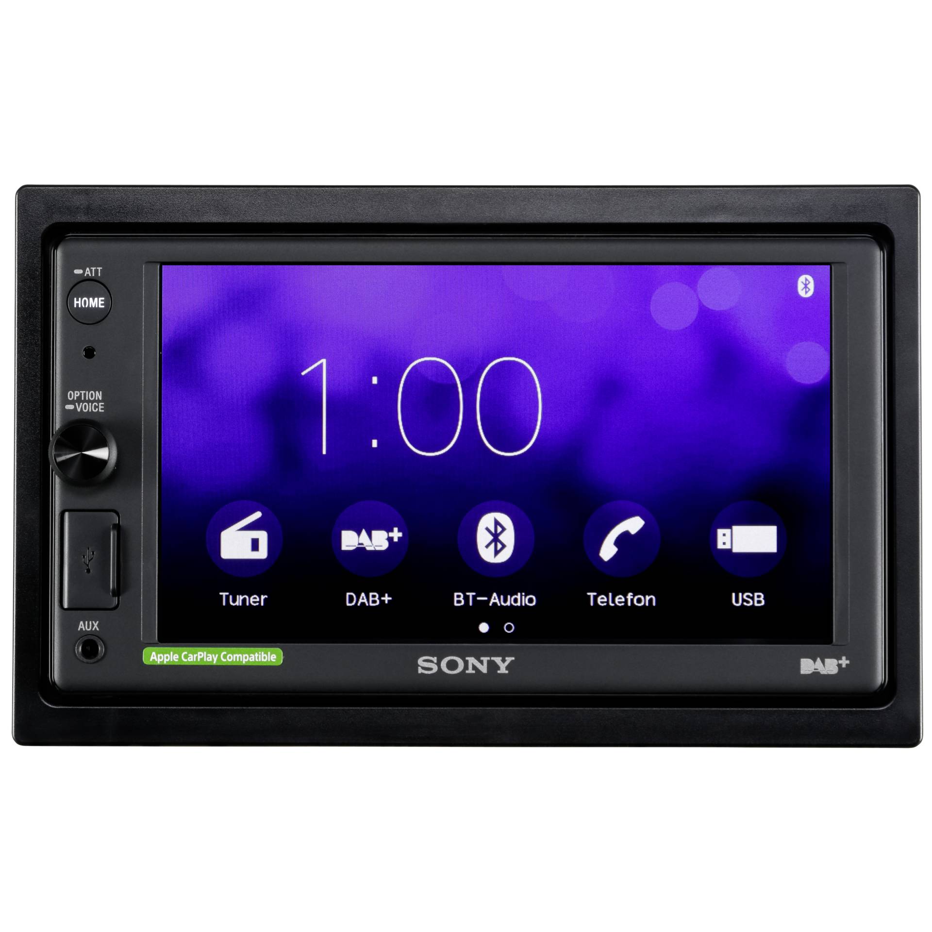 Sony XAV-AX1005DB, 6.2 Zoll Apple CarPlay DAB-Receiver 