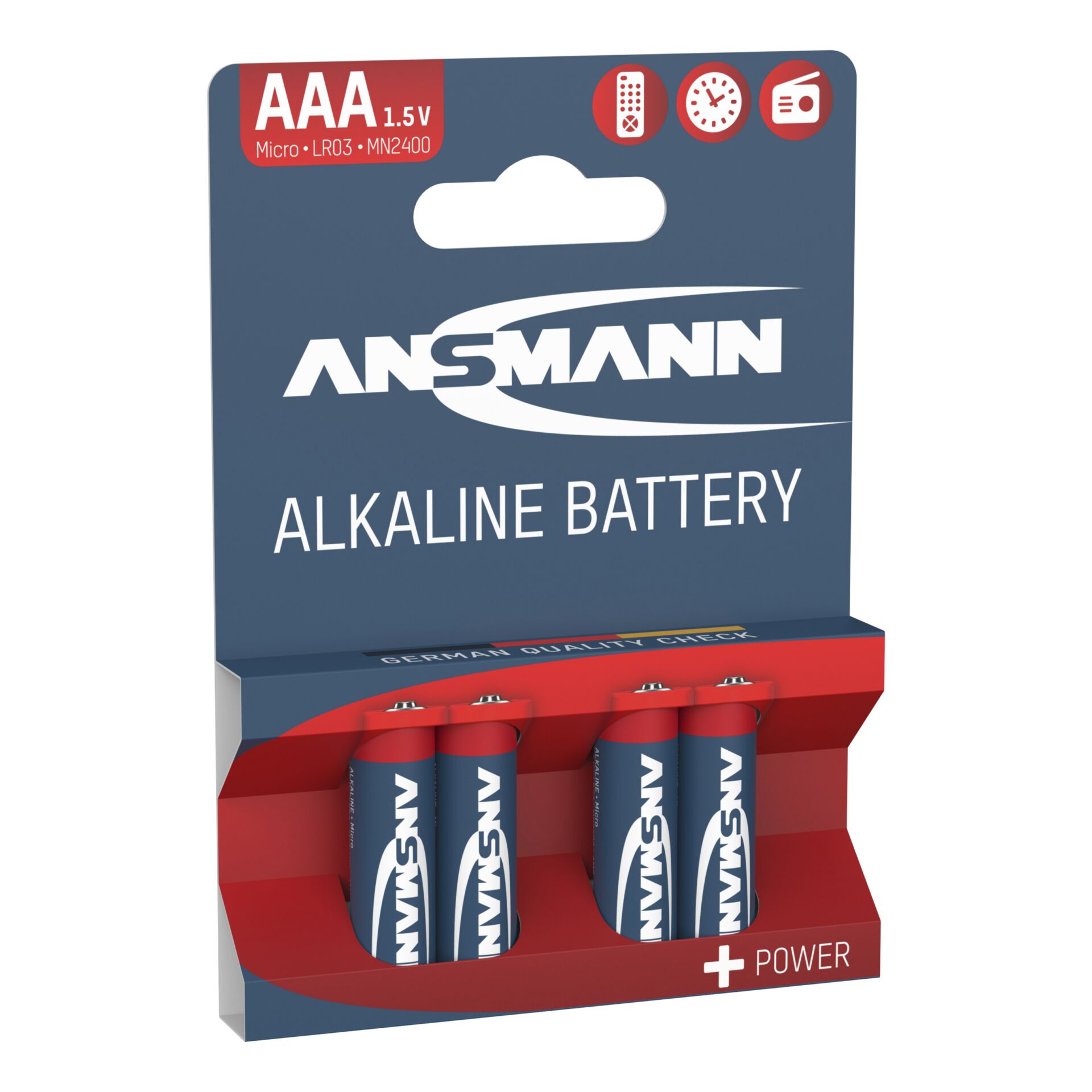 Ansmann Alkalinebatterie Micro AAA red-line 