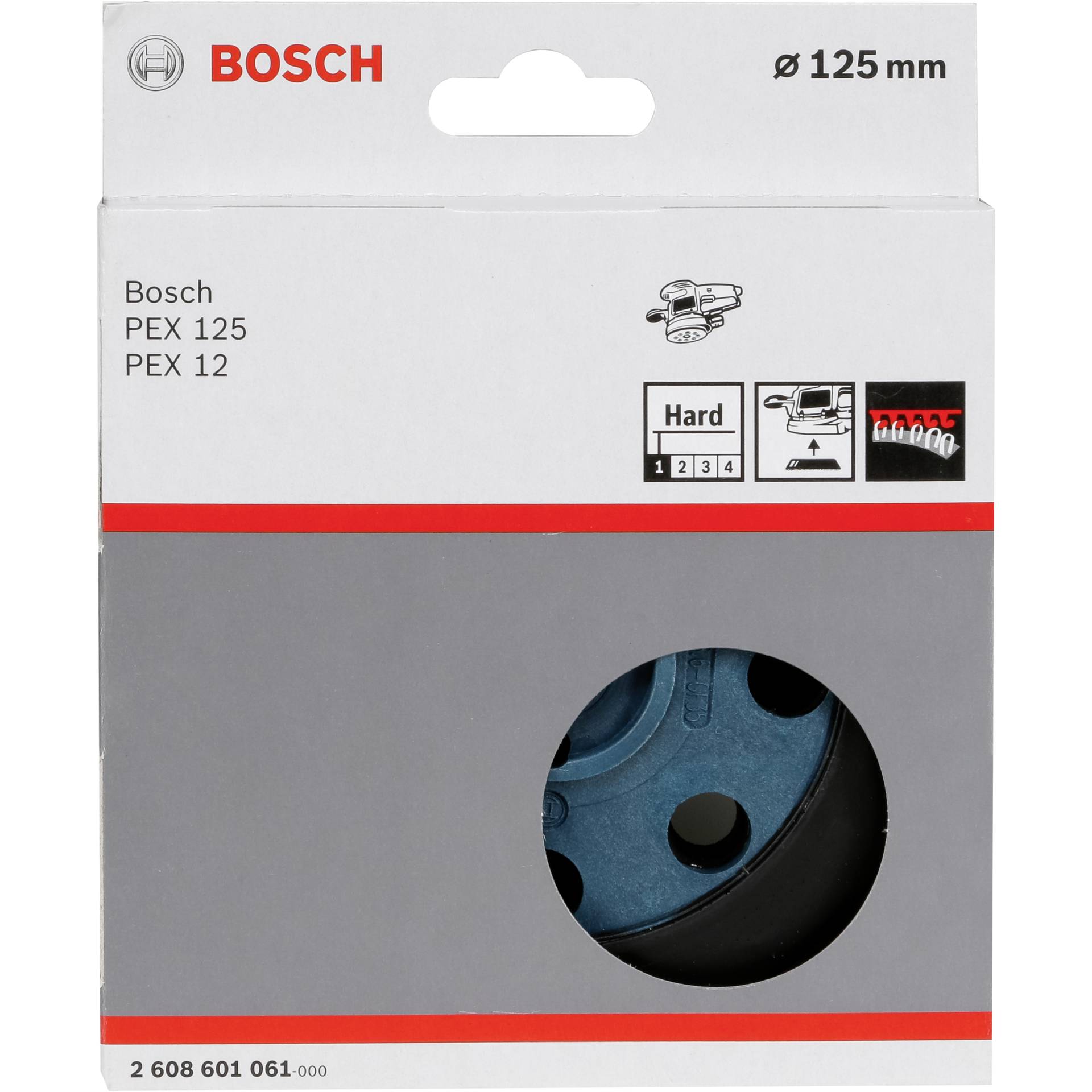 Bosch Schleifteller 8-Loch hart für PEX 12/125/400