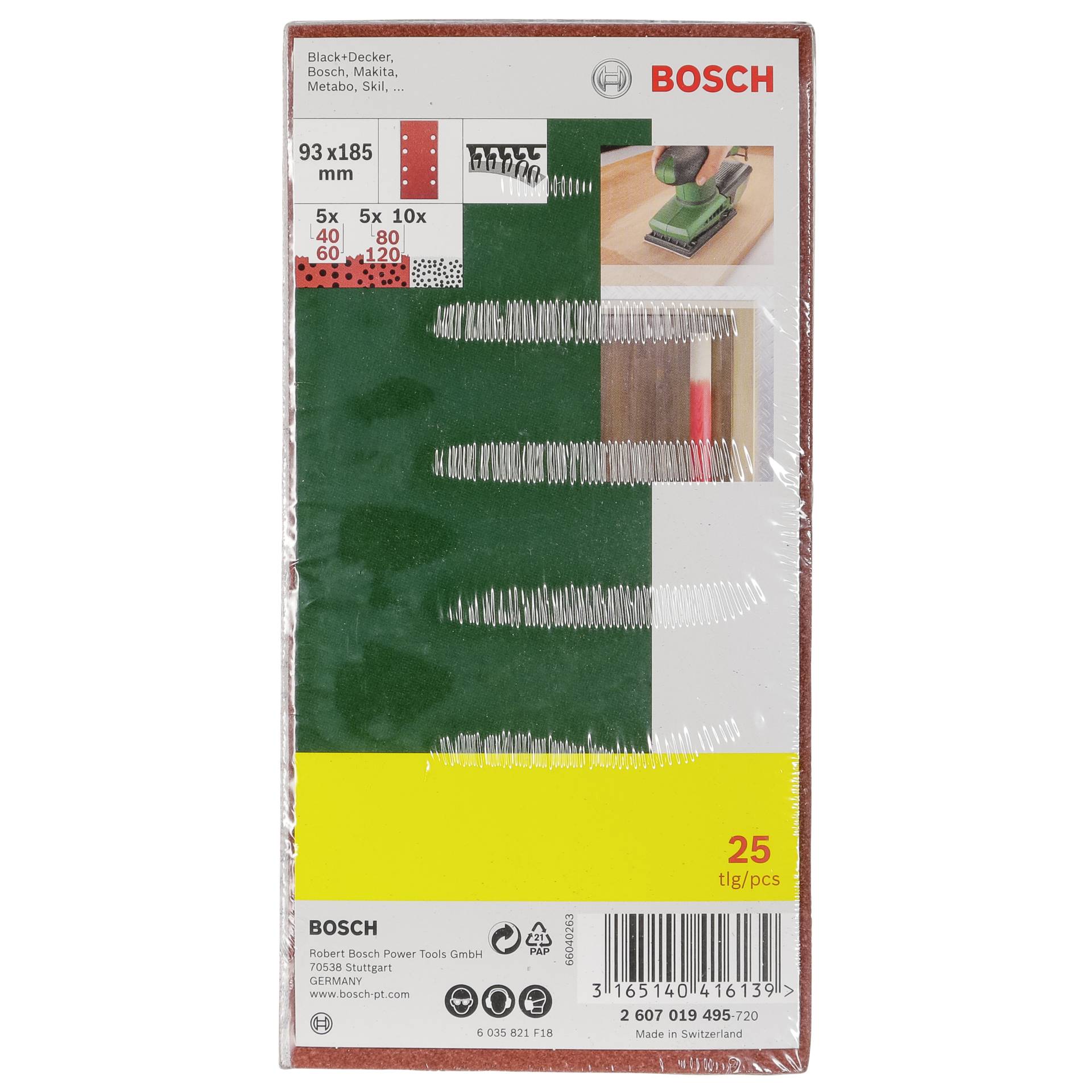 Bosch 2 607 019 495 Schleifmaschinenzubehör 25 Stück(e)