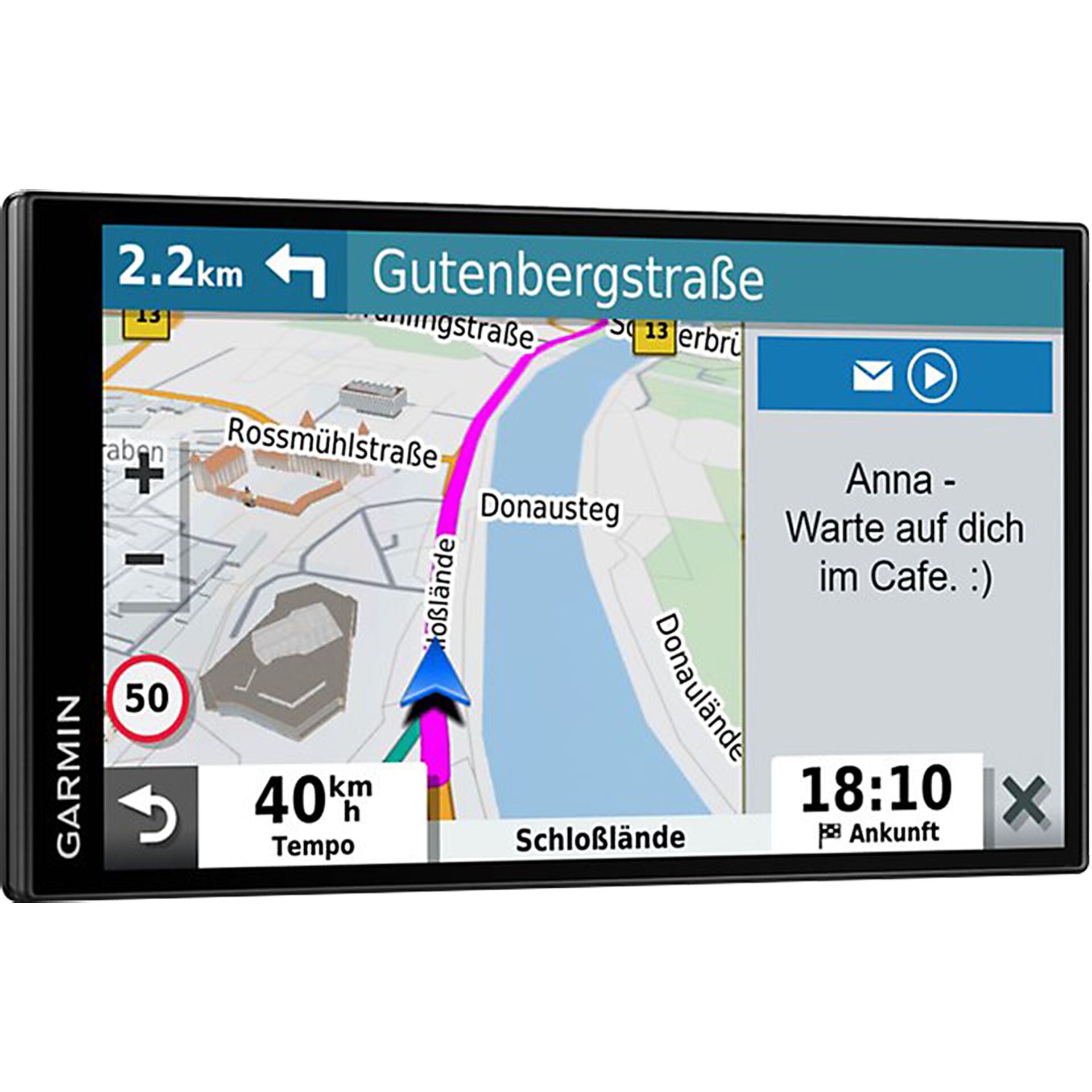 Garmin DriveSmart 65 EU MT-D Navigationssystem Fixed 17,6 cm (6.95) TFT Touchscreen 240 g Schwarz
