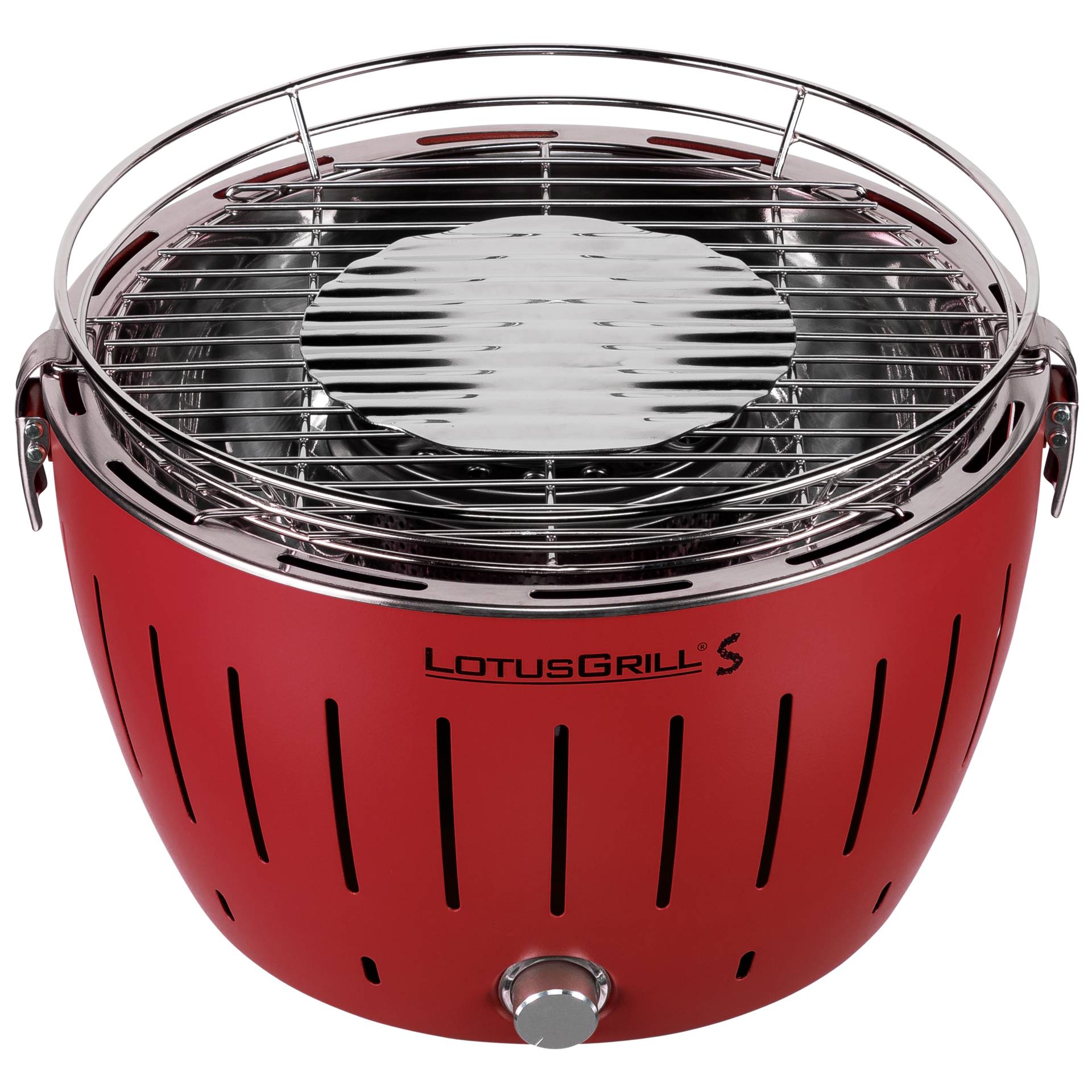 LotusGrill G280 Grill Holzkohle Rot