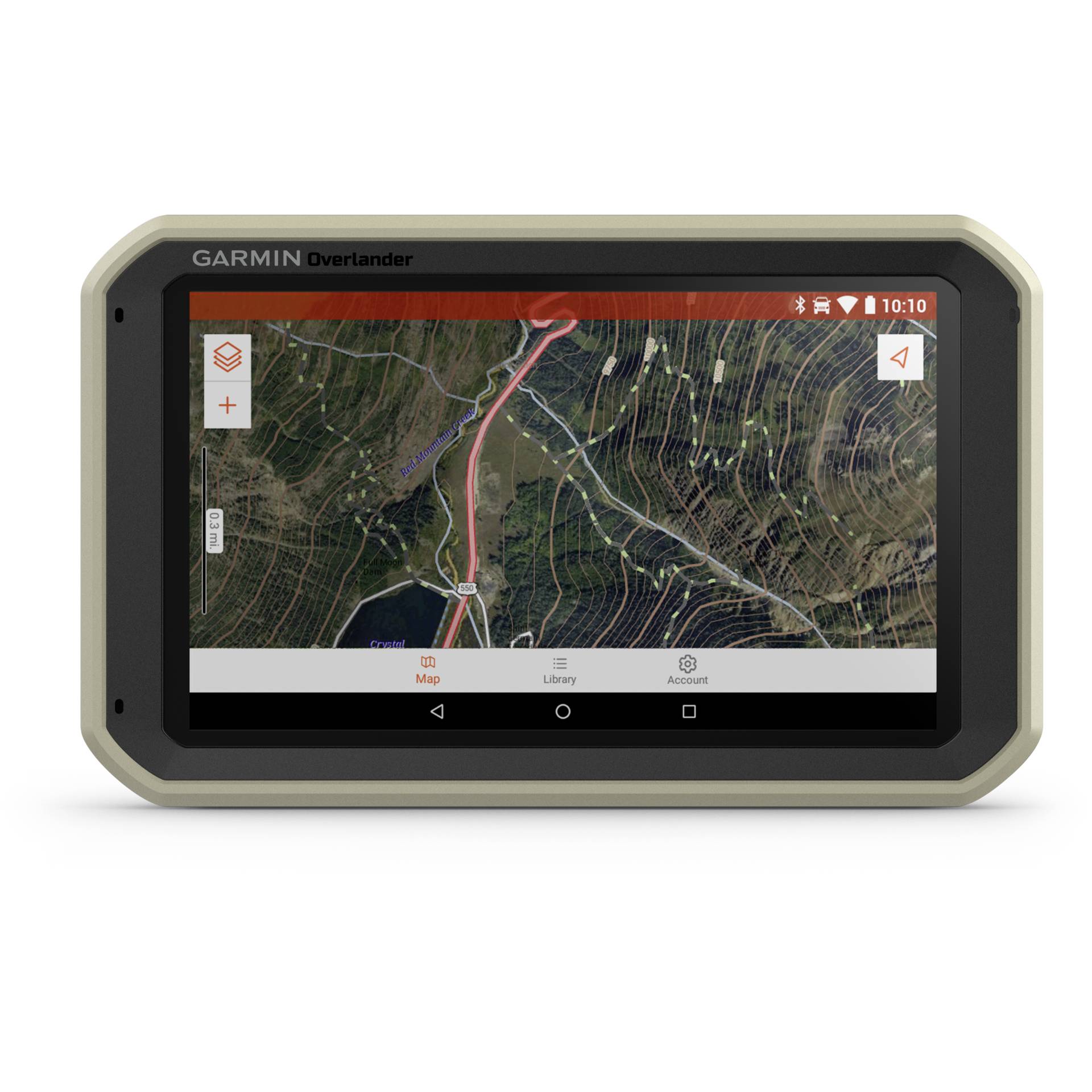 Garmin Overlander Navigationssystem Fixed 17,8 cm (7) TFT Touchscreen 437 g Schwarz