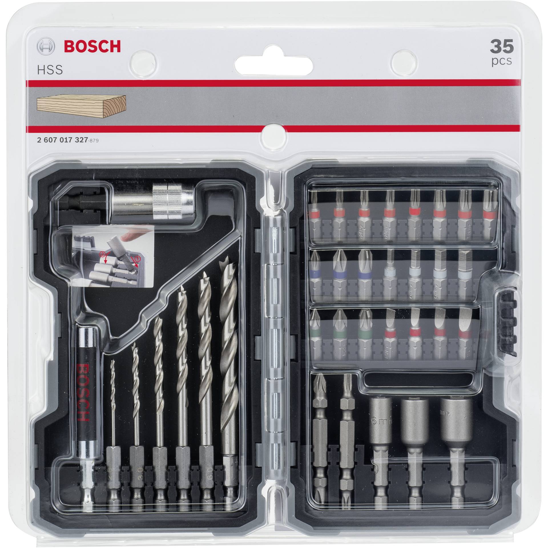 Bosch 2 607 017 327 Schraubenziehereinsatz 35 Stück(e)