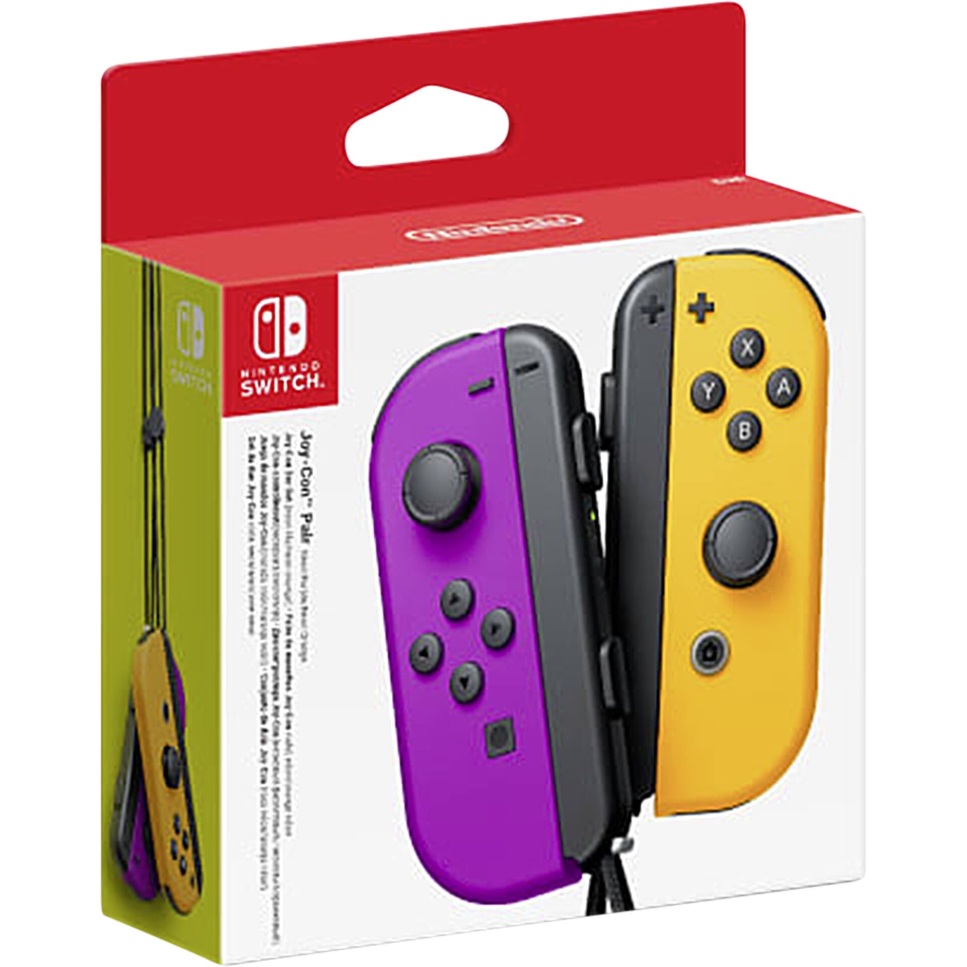 Nintendo Joy-Con Controller neon lila/neon orange, 2 Stück 