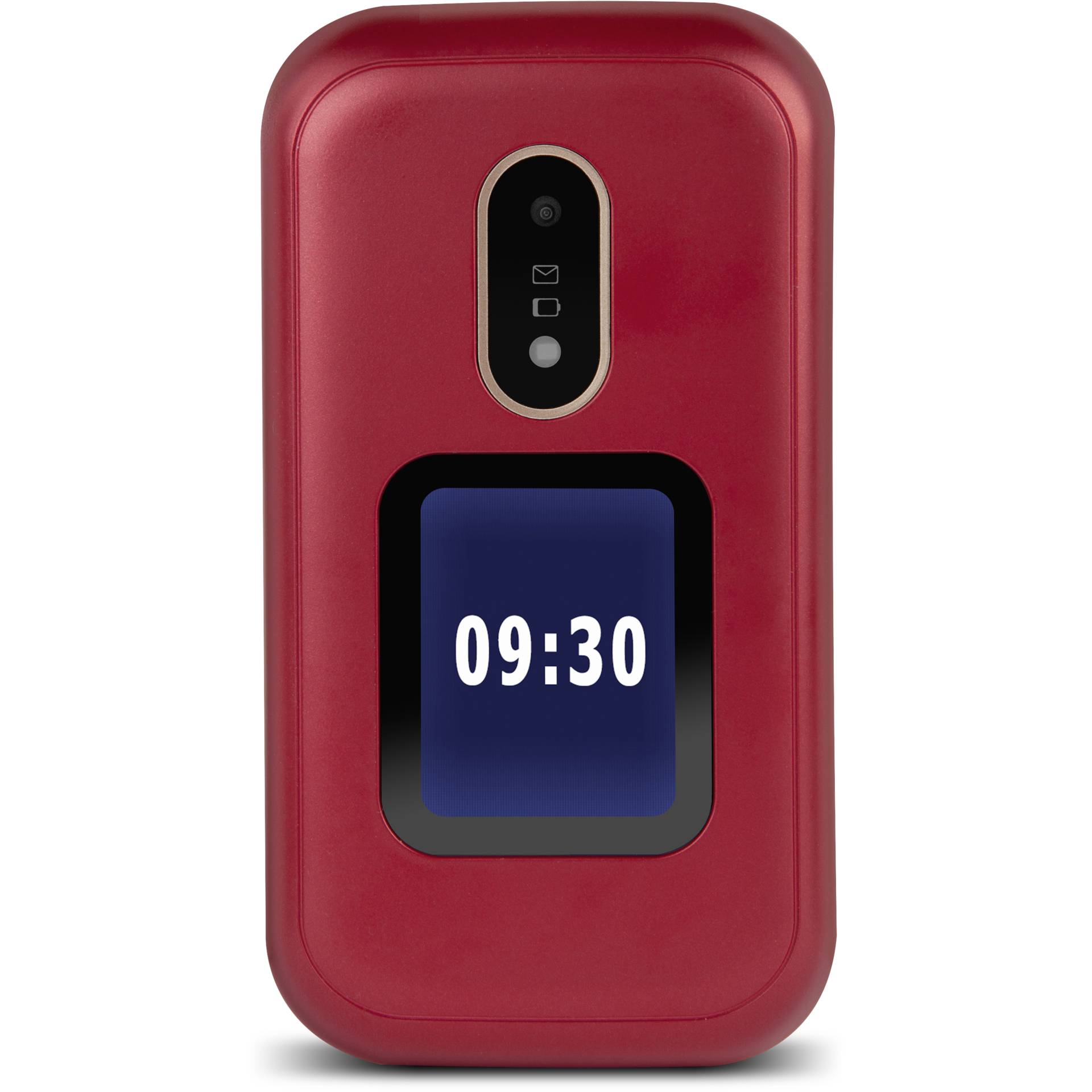 Doro 6060 rot, ohne Vertrag mit USB Micro-B, 3.5mm Klinke, Bluetooth 3.0
