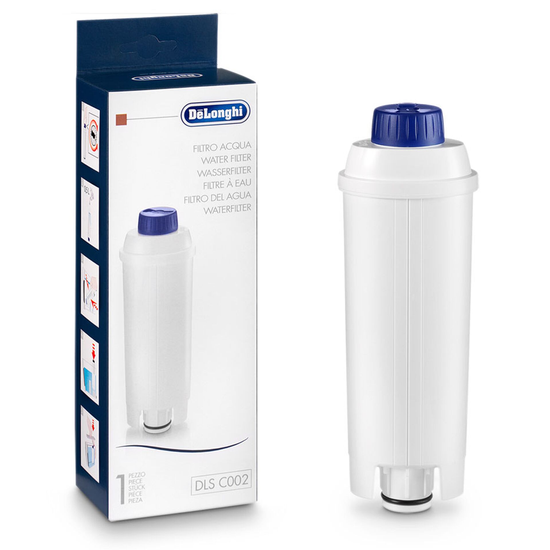 DeLonghi DLS C002 Wasserfilter für Espressomaschinen 