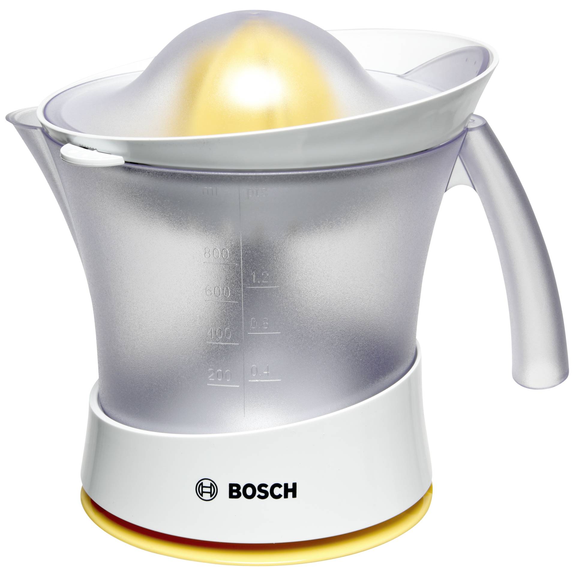 Bosch MCP3500 Elektrische Zitronenpresse 0,8 l 25 W Weiß, Gelb