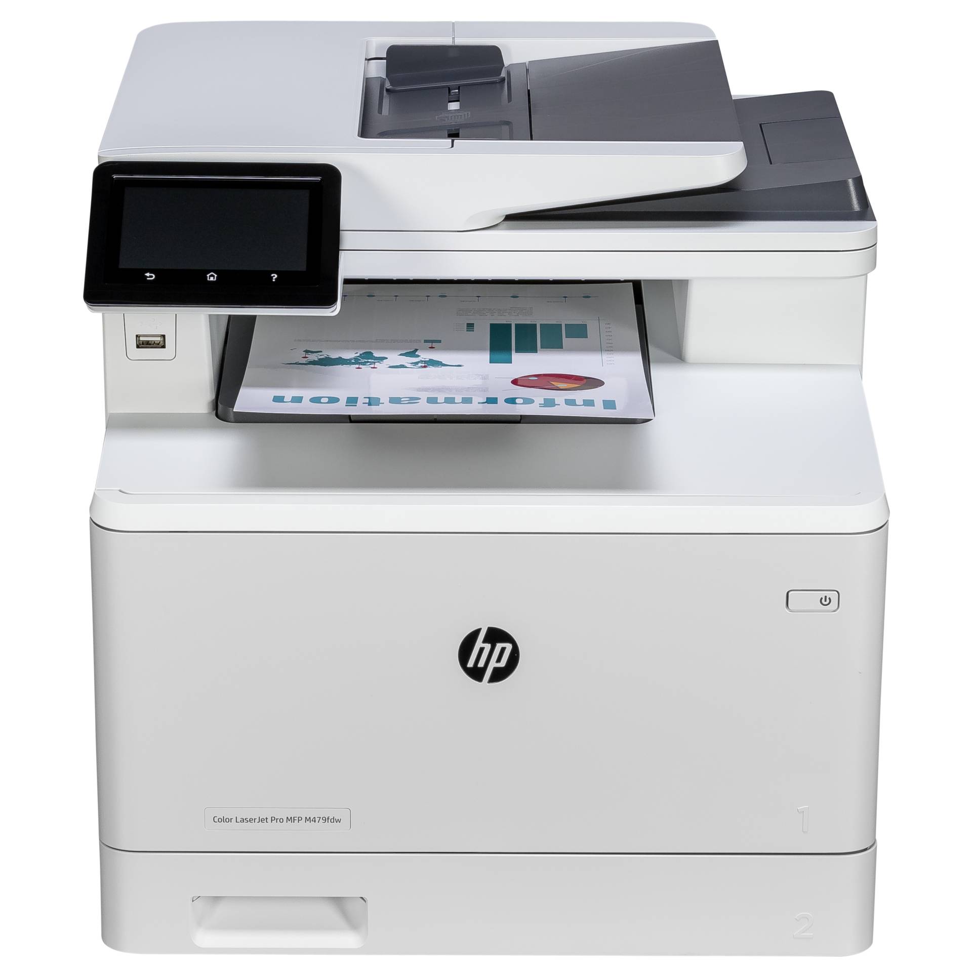 HP Color LaserJet Pro MFP M479fdw, WLAN, Laser, mehrfarbig- Multifunktionsgerät, Drucker/Scanner/Kopierer/Fax