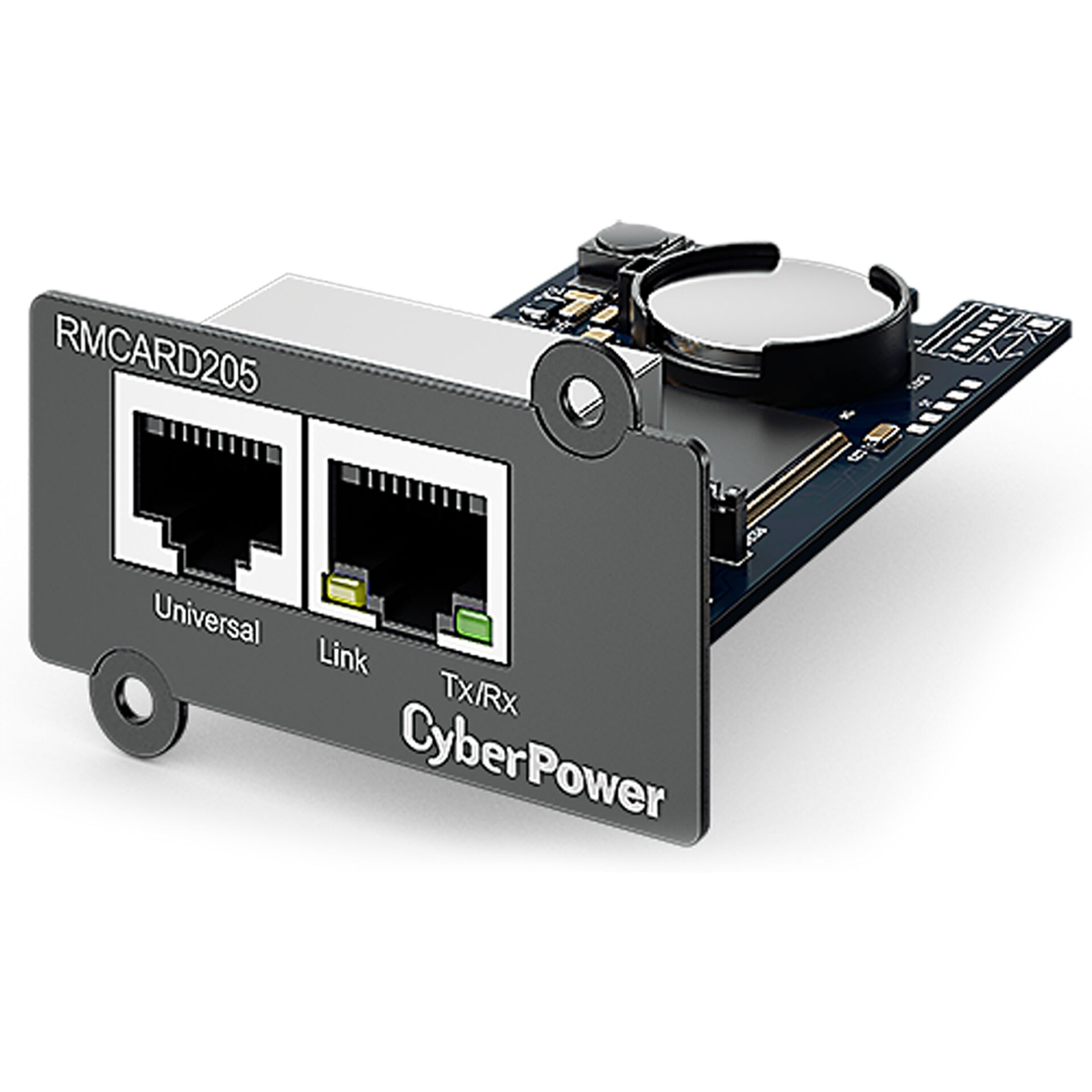 CyberPower USV-Zubehör SNMP Netzwerkkarte für OR/OL/OLS/PR Serie, mit Anschluss für Environment Sensor