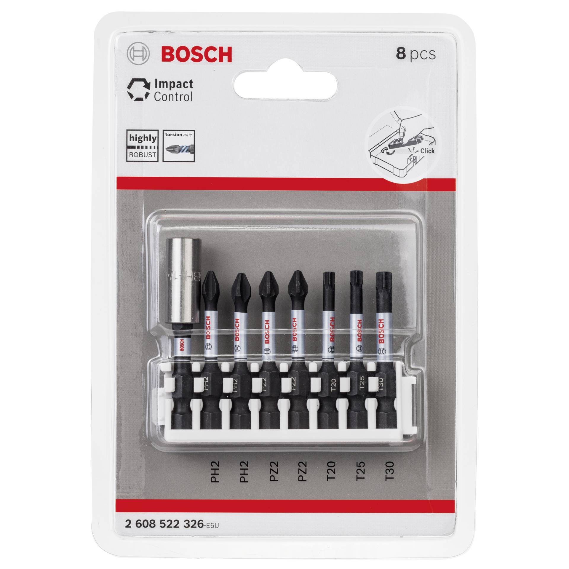 Bosch 2 608 522 326 Schraubenziehereinsatz 7 Stück(e)