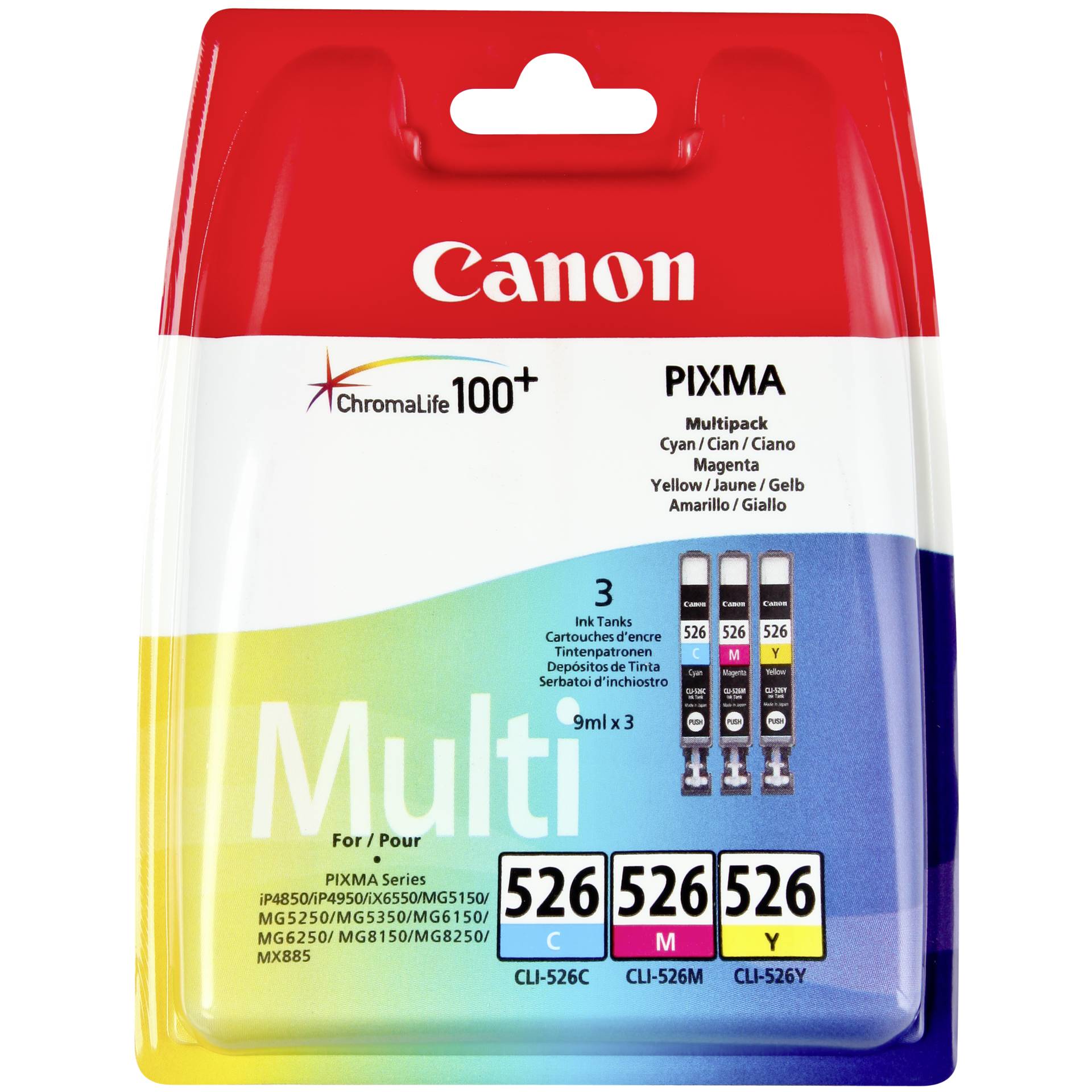 Canon Tinte CLI-526 Multipack farbig 