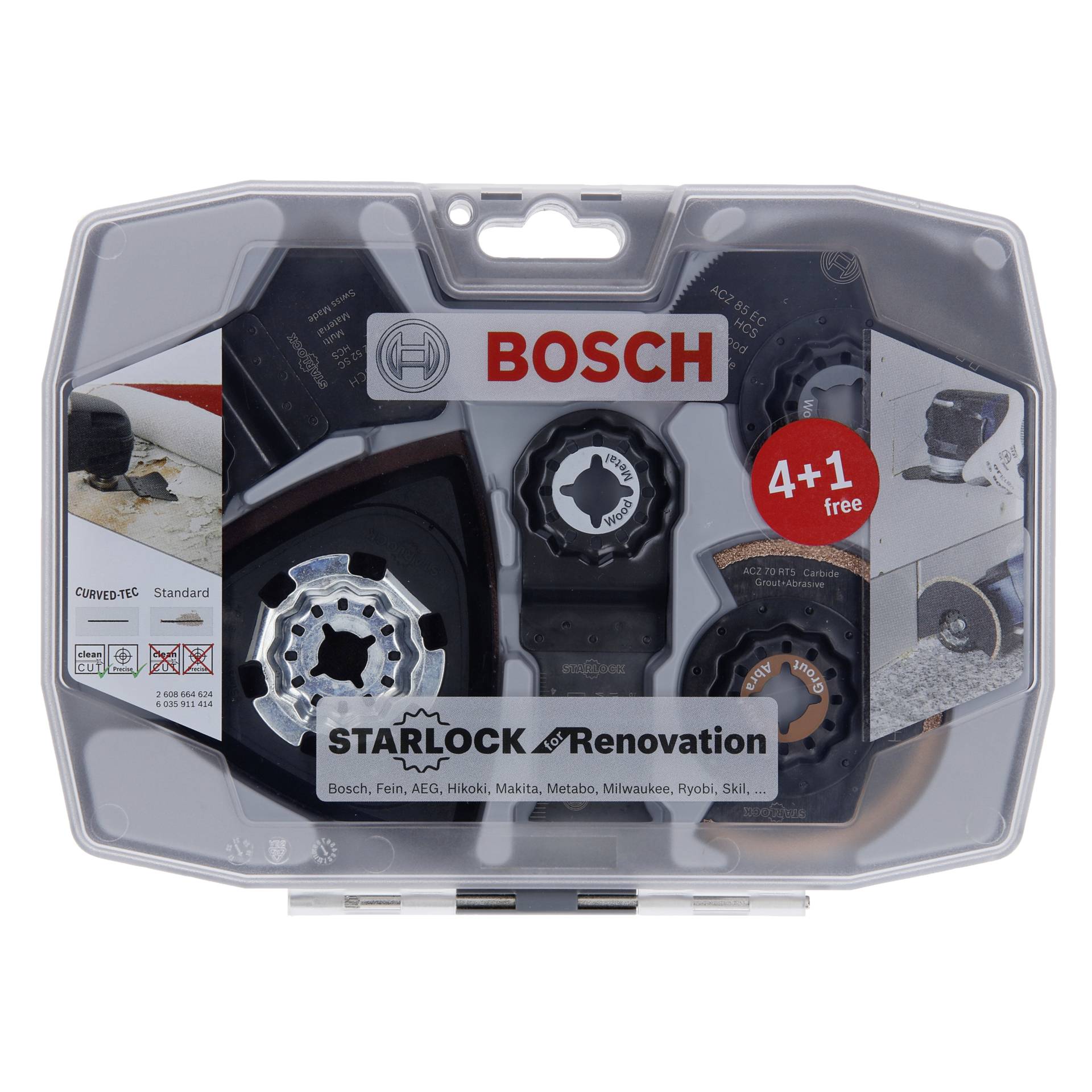 Bosch 2 608 664 624 Multifunktionswerkzeugzubehör Klingenset