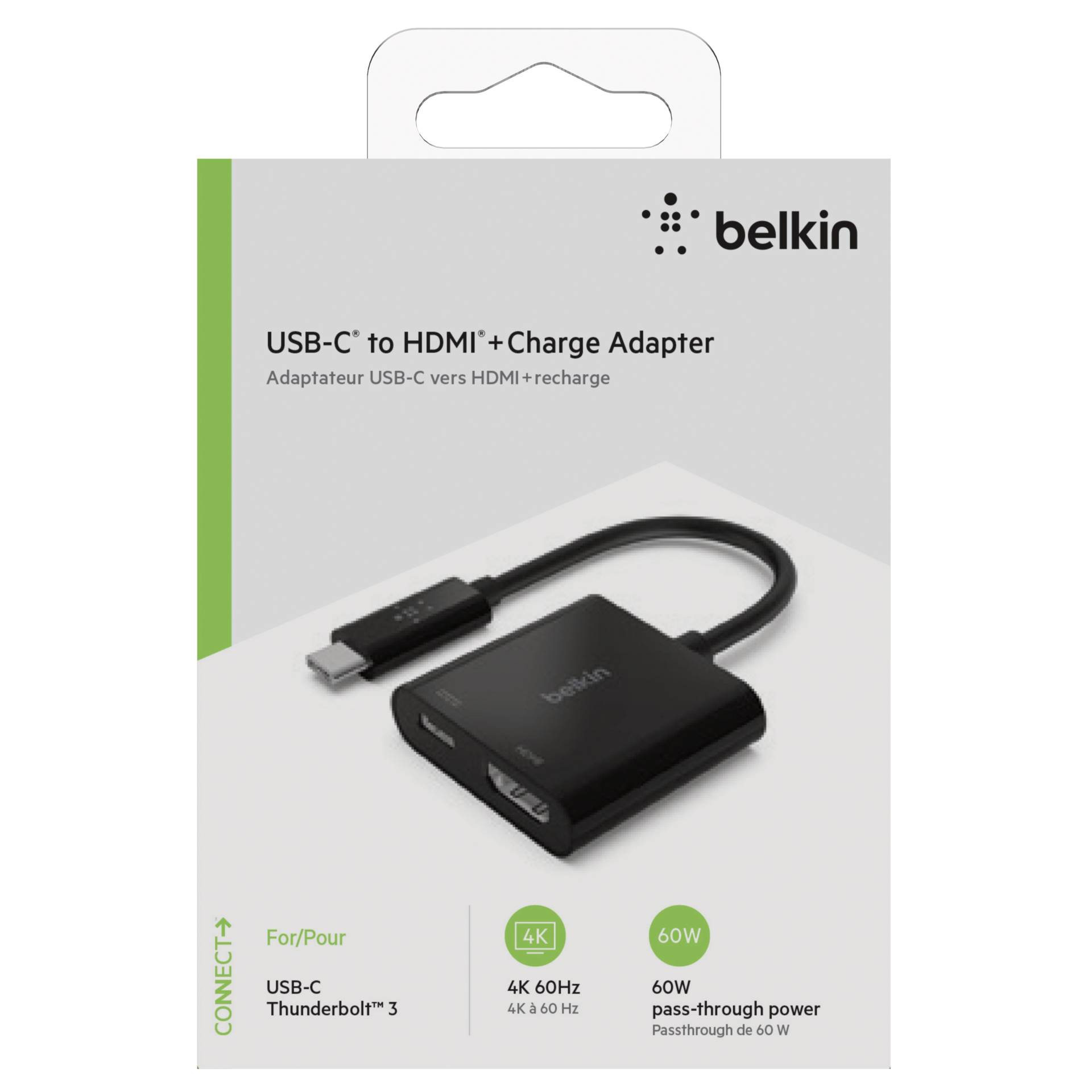 Belkin AVC002BTBK laptop-dockingstation & portreplikator USB 3.2 Gen 1 (3.1 Gen 1) Type-C Schwarz