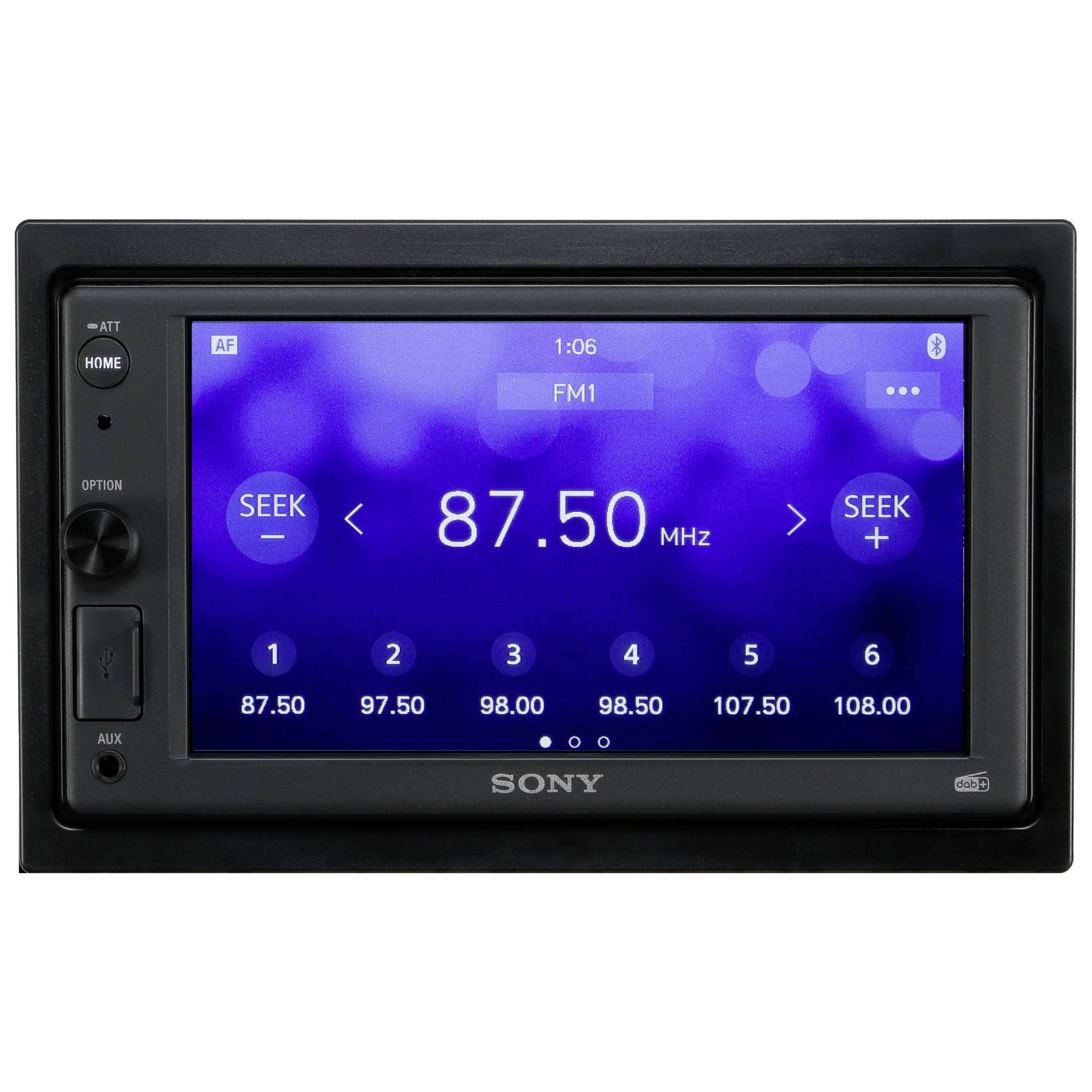 Sony XAV-1550D Black 220 W Bluetooth
