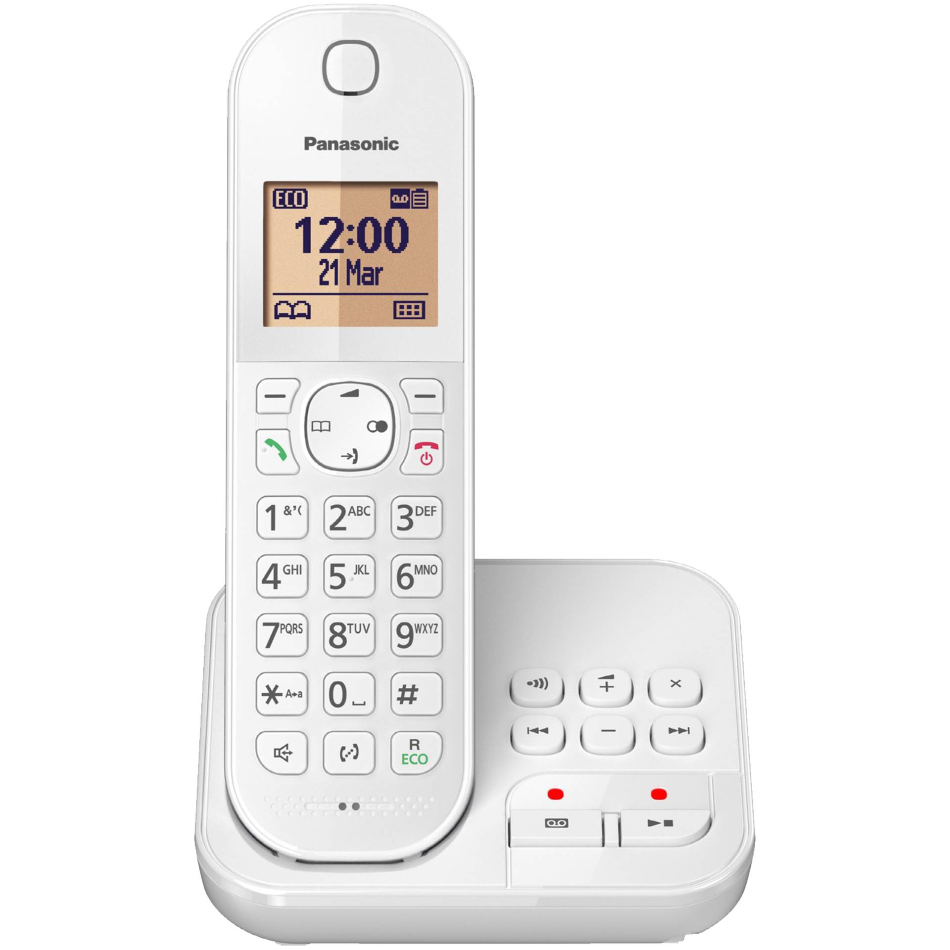Panasonic KX-TGC420 weiß, Schnurlostelefon 