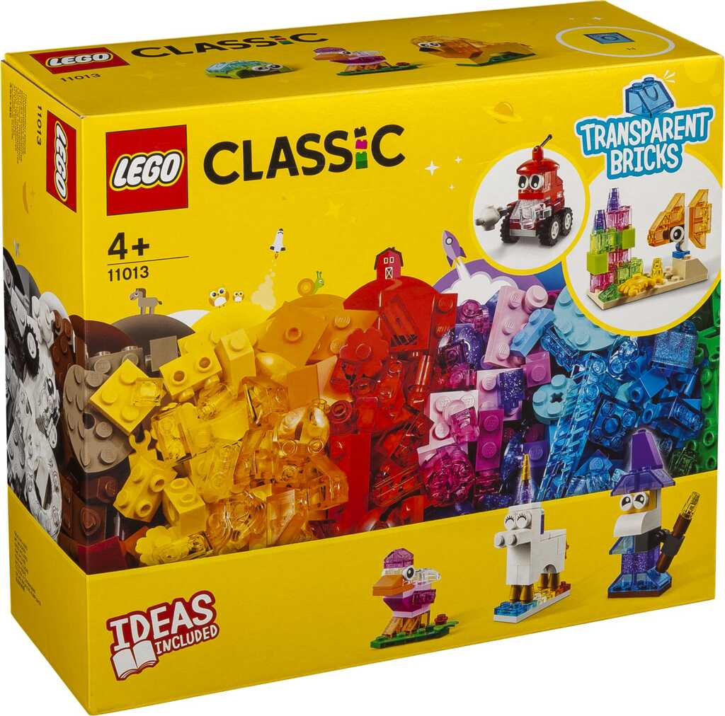 LEGO Classic - Kreativ-Bauset mit durchsichtigen Steinen