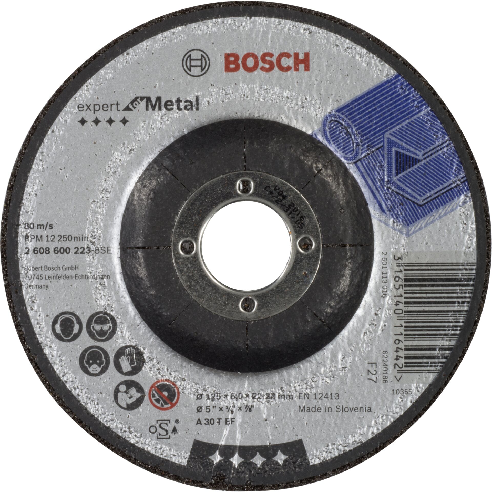 Bosch Schruppsch.125X6 mm f.Metall