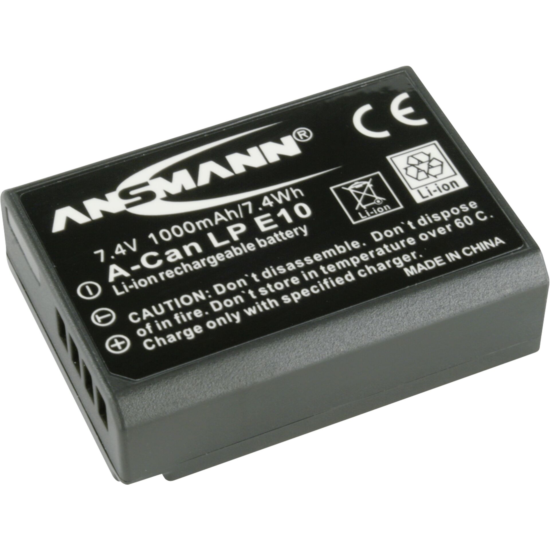 Ansmann A-Can LP-E10 Li-Ionen-Akku 