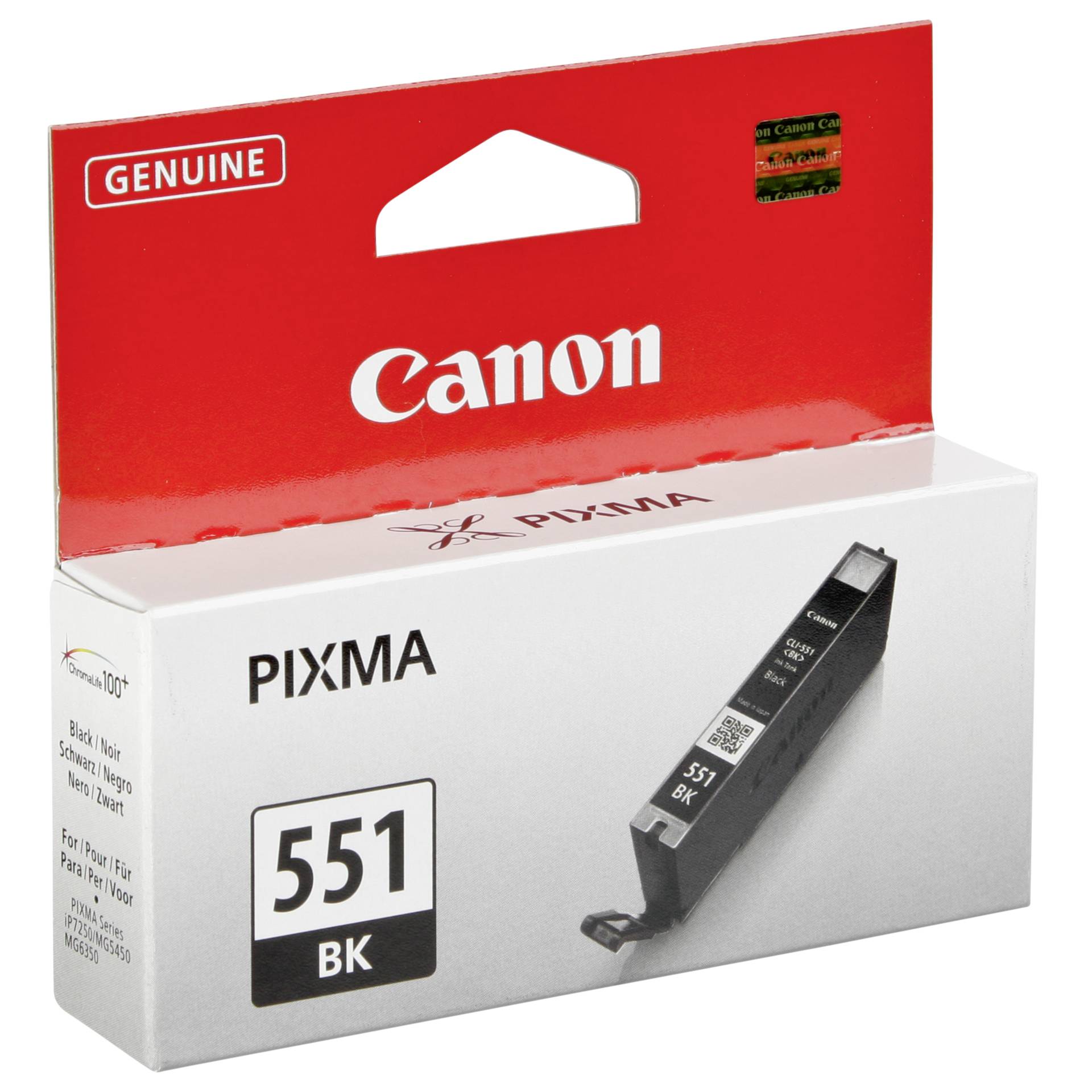 Canon CLI-551BK Tinte schwarz 
