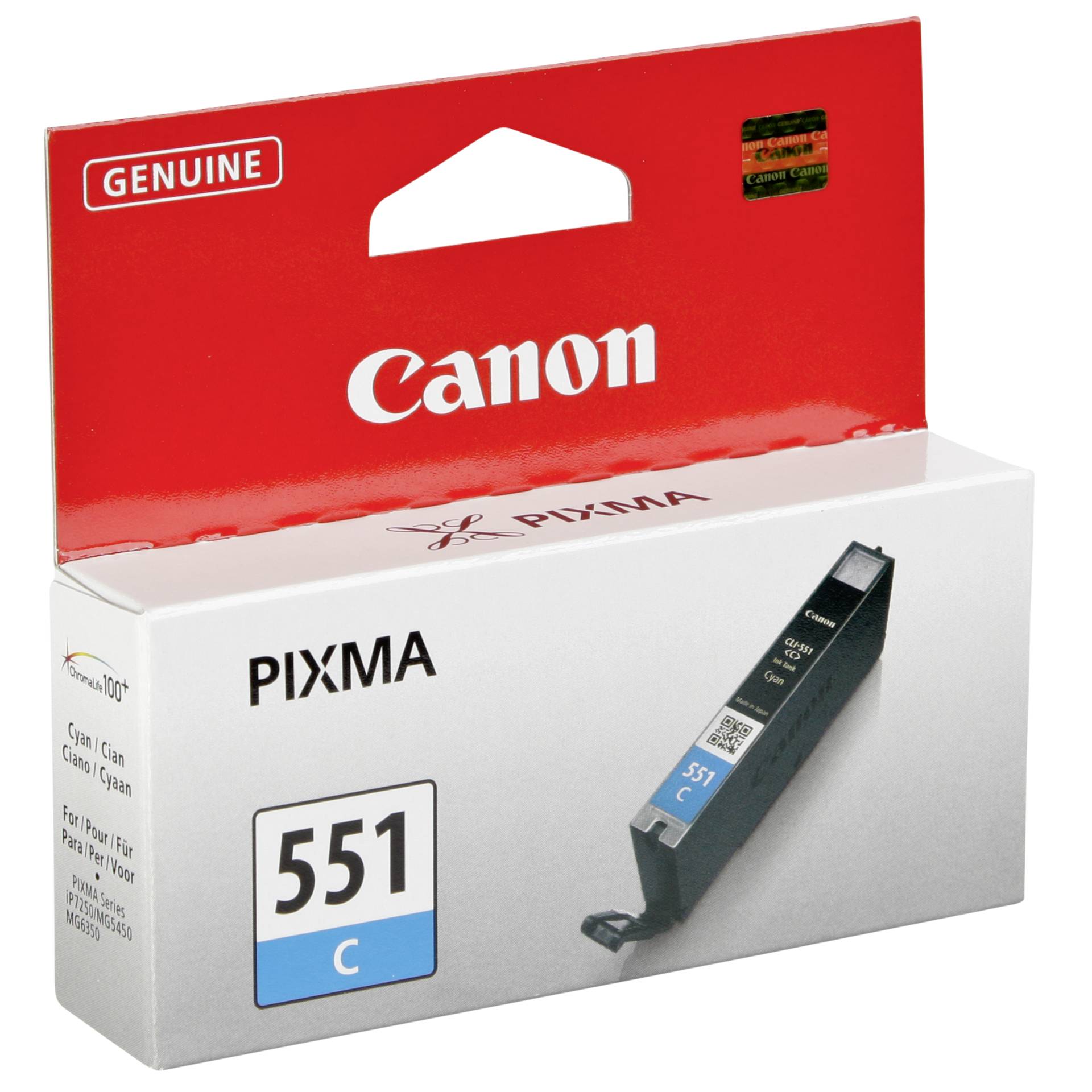 Canon CLI-551C Tinte cyan 