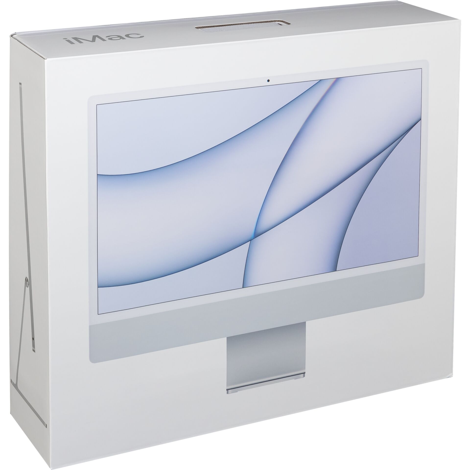 Apple iMac Apple M M1 61 cm (24) 4480 x 2520 Pixel All-in-One-PC 8 GB 256 GB SSD macOS Big Sur Wi-Fi 6 (802.11ax) Silber