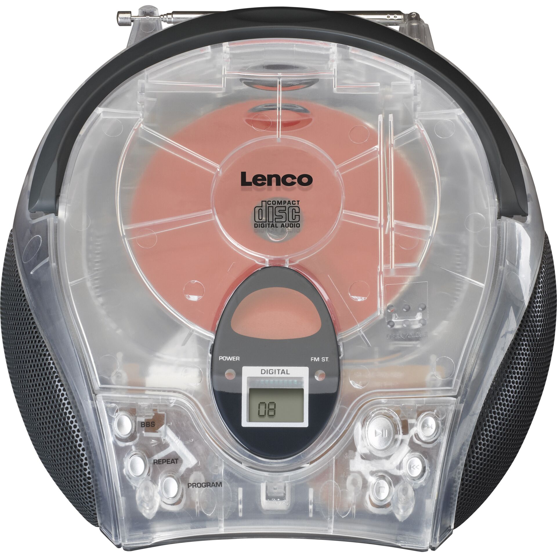 Lenco SCD-24 transparent