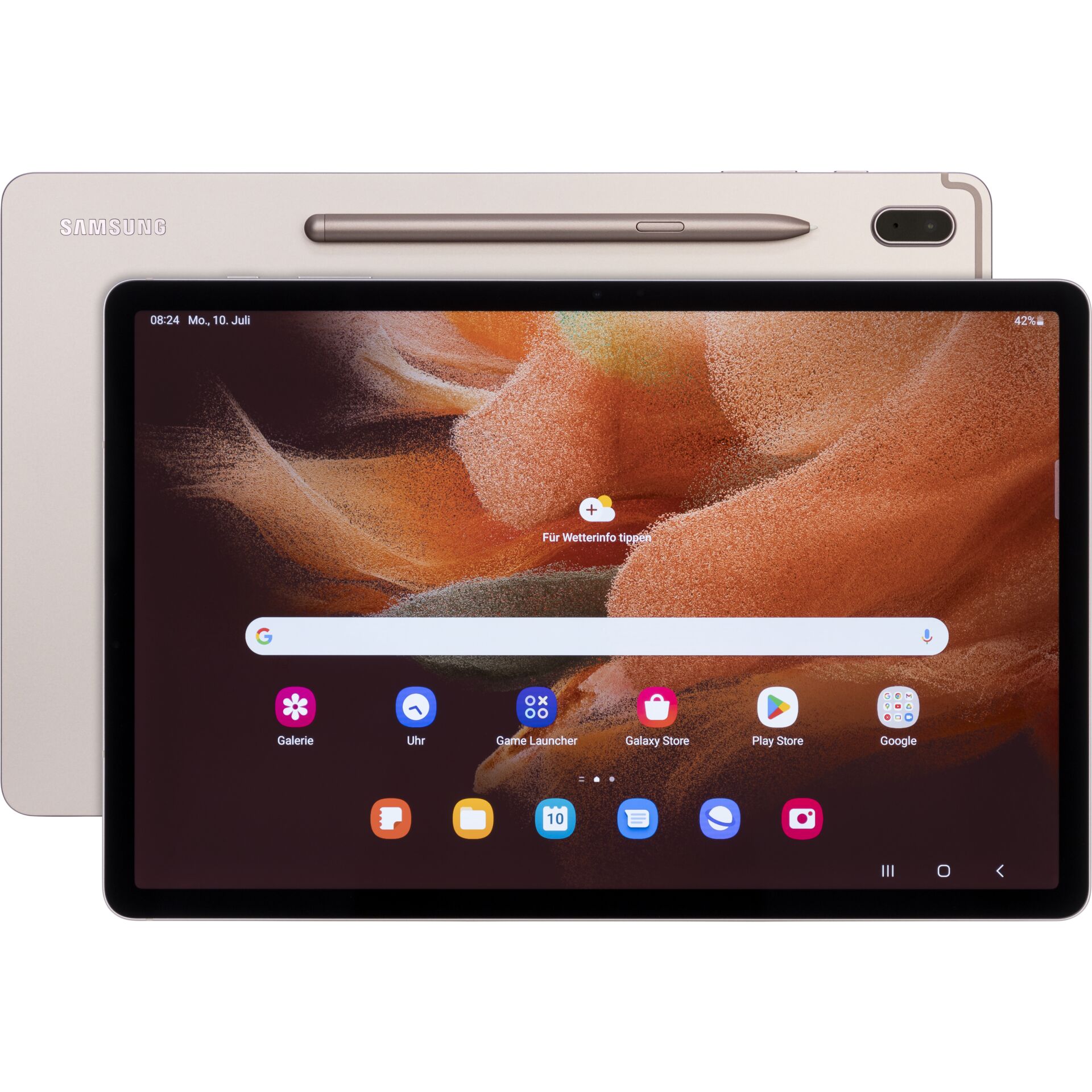 Samsung Galaxy Tab S7 FE SM-T733N Qualcomm Snapdragon 64 GB 31,5 cm (12.4) 4 GB Wi-Fi 6 (802.11ax) Android 11 Pink