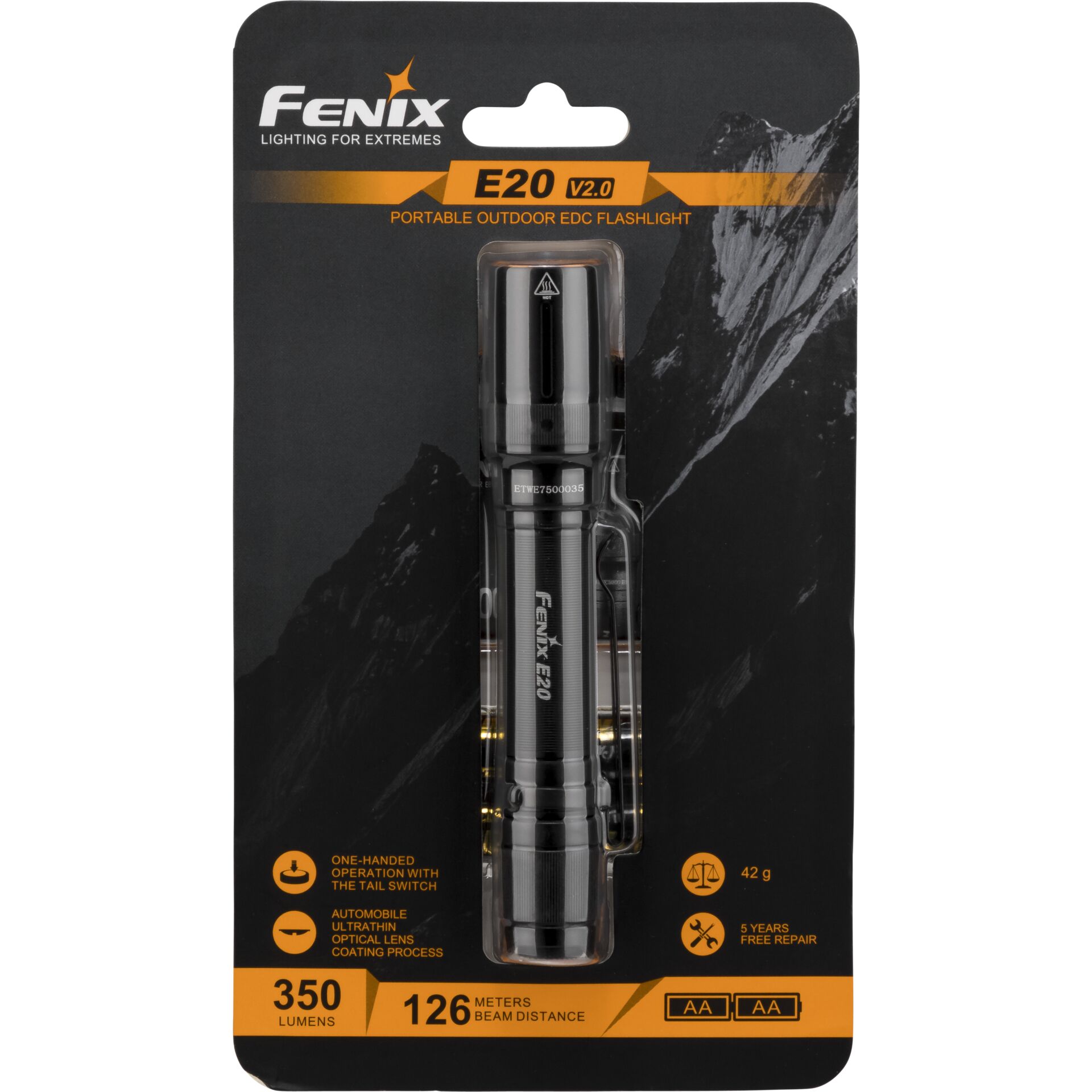 Fenix E20 V2.0 Taschenlampe 
