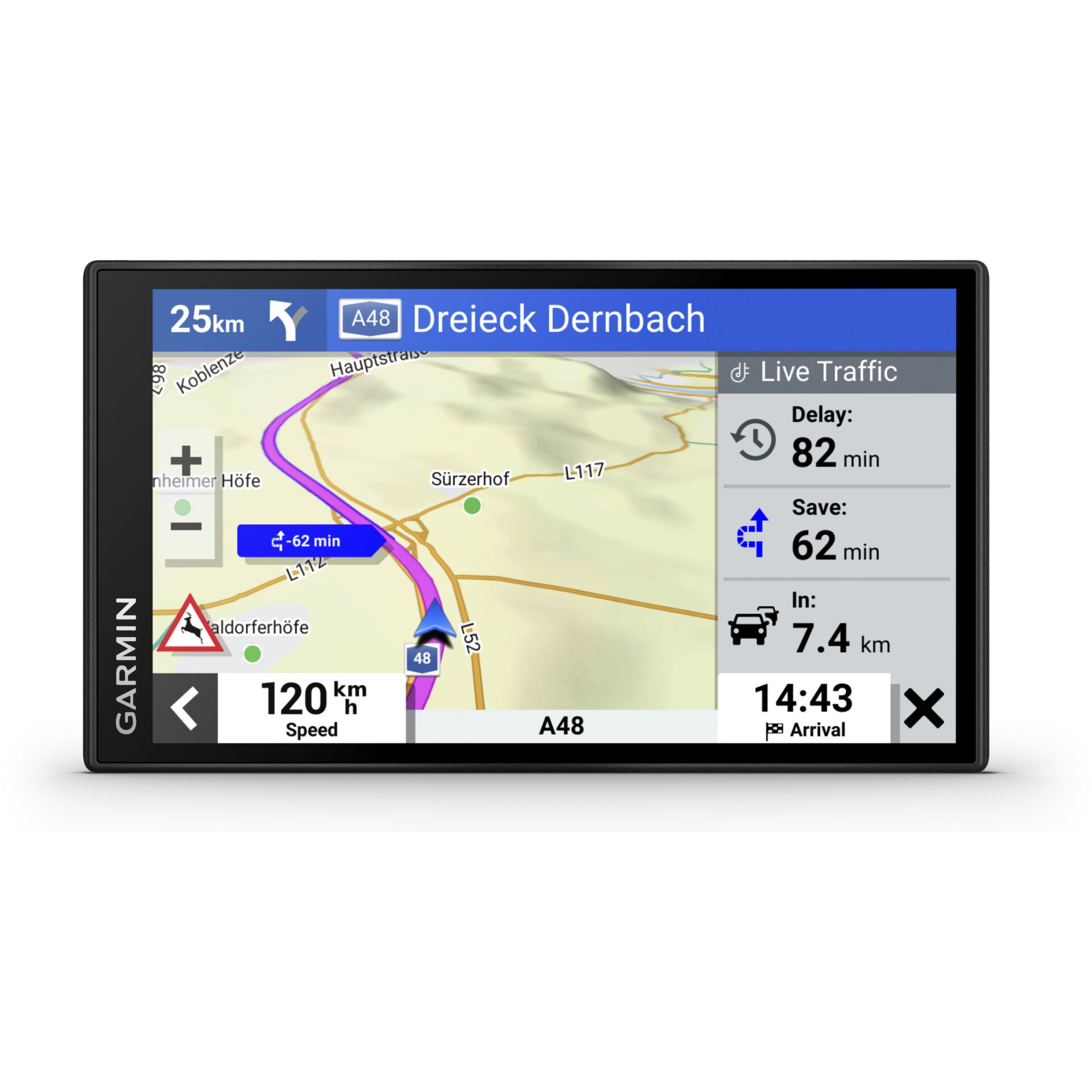 Garmin DriveSmart 66 EU MT-D Navigationssystem Fixed 15,2 cm (6) TFT Touchscreen 175 g Schwarz
